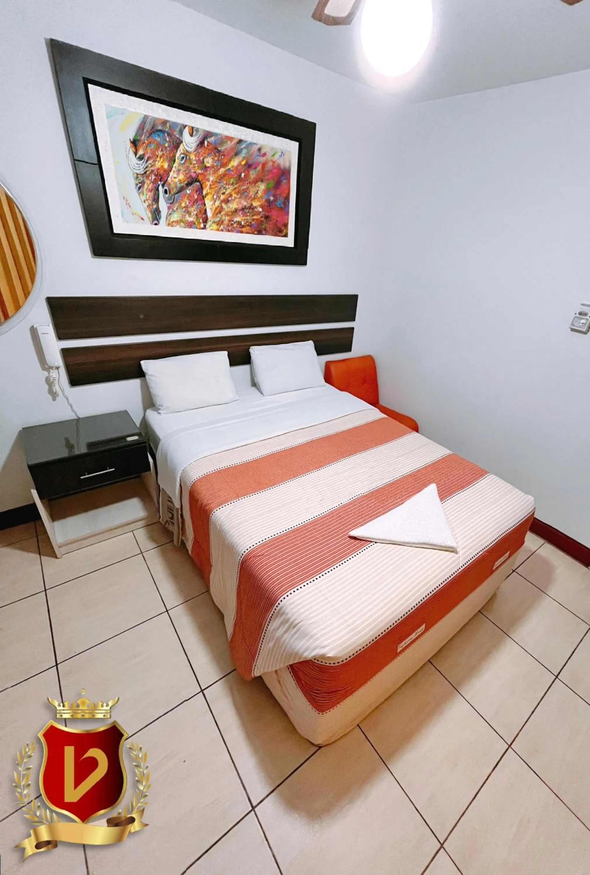 Bed in Veneccia Gold Hotel