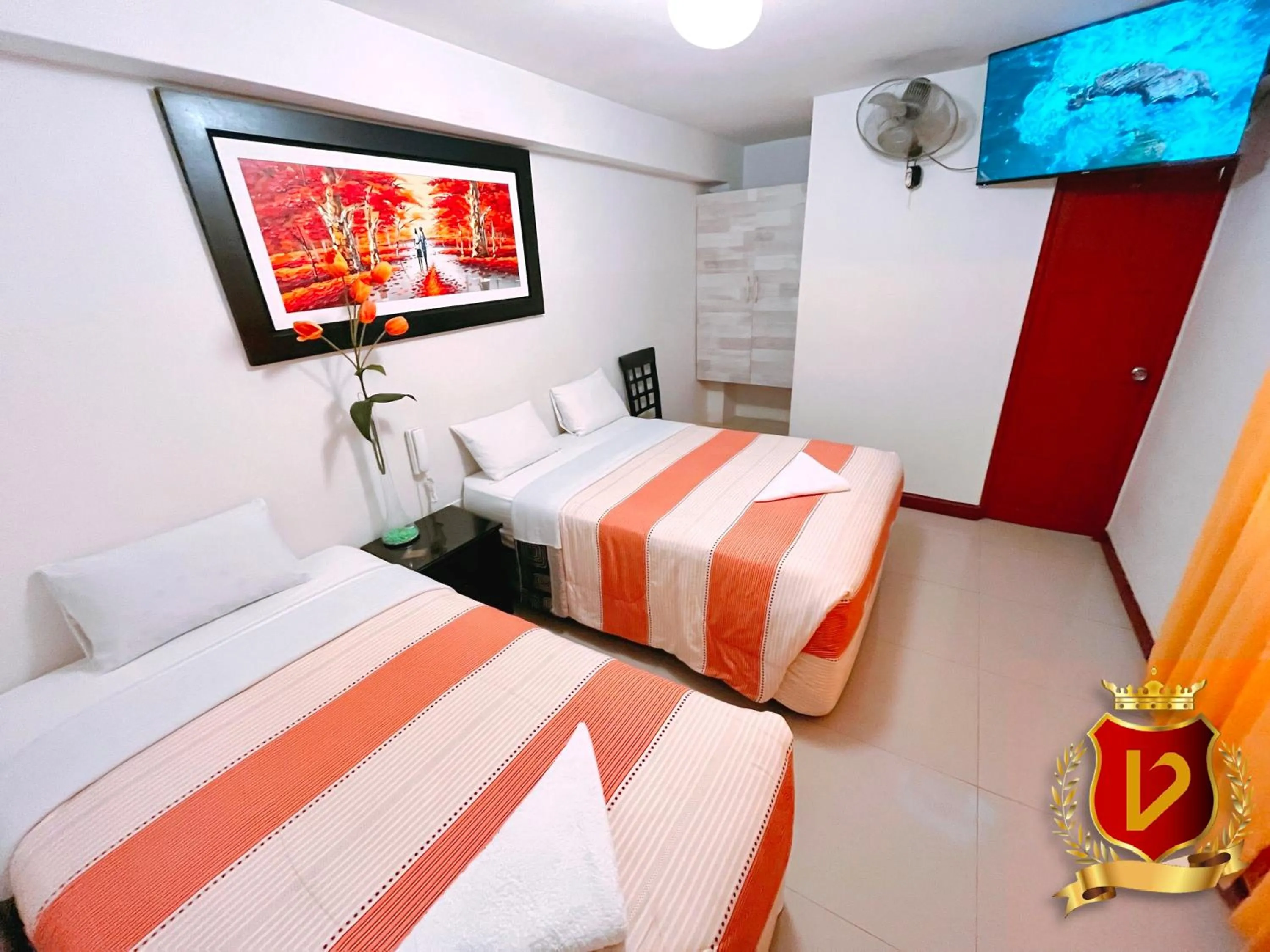 Bed in Veneccia Gold Hotel