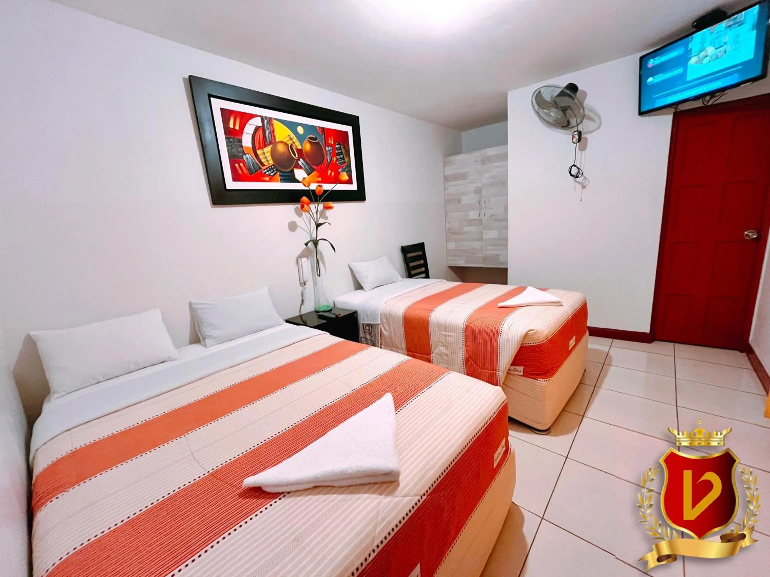 Bed in Veneccia Gold Hotel