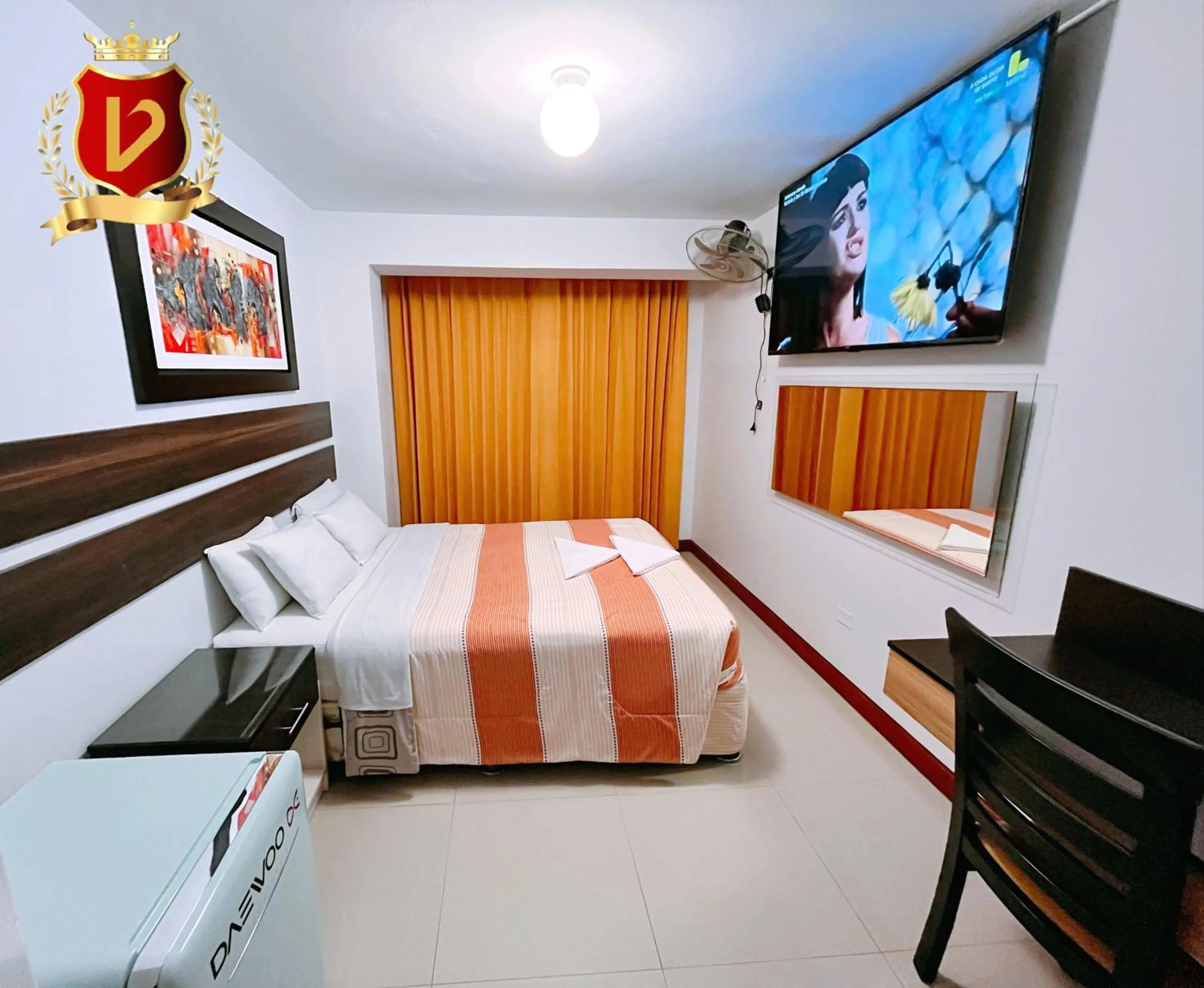 Bed in Veneccia Gold Hotel