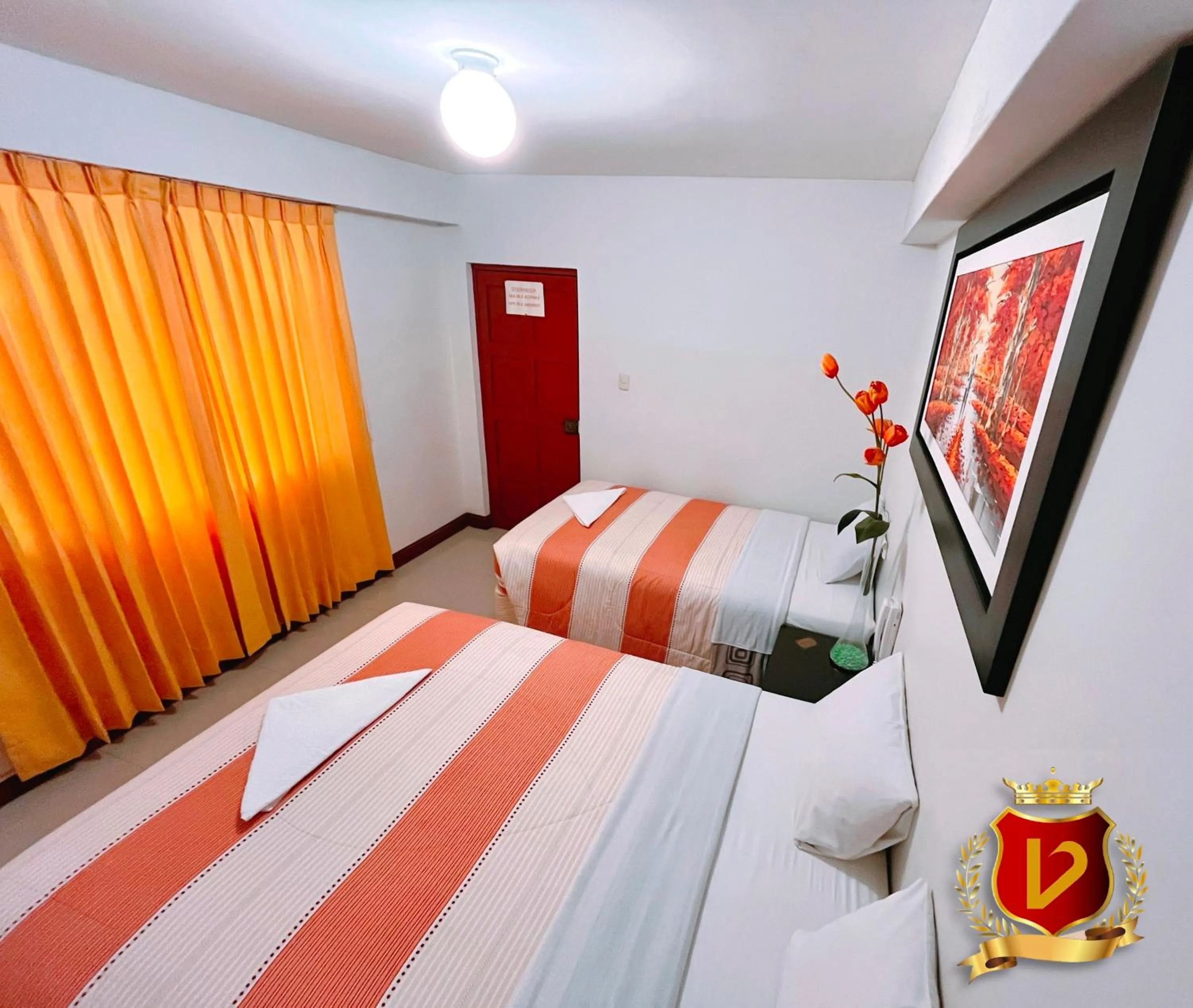 Bed in Veneccia Gold Hotel