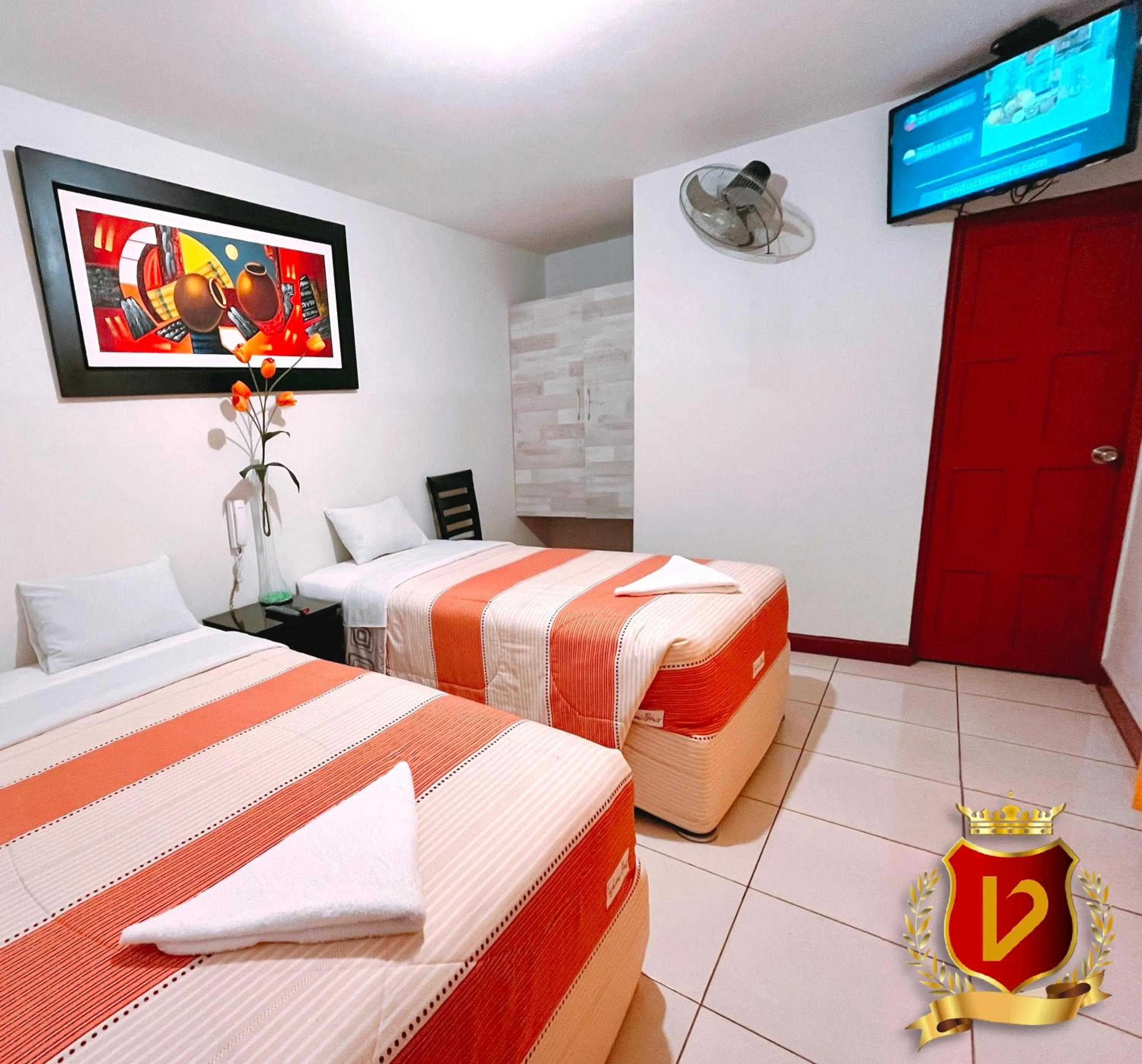 Bed in Veneccia Gold Hotel