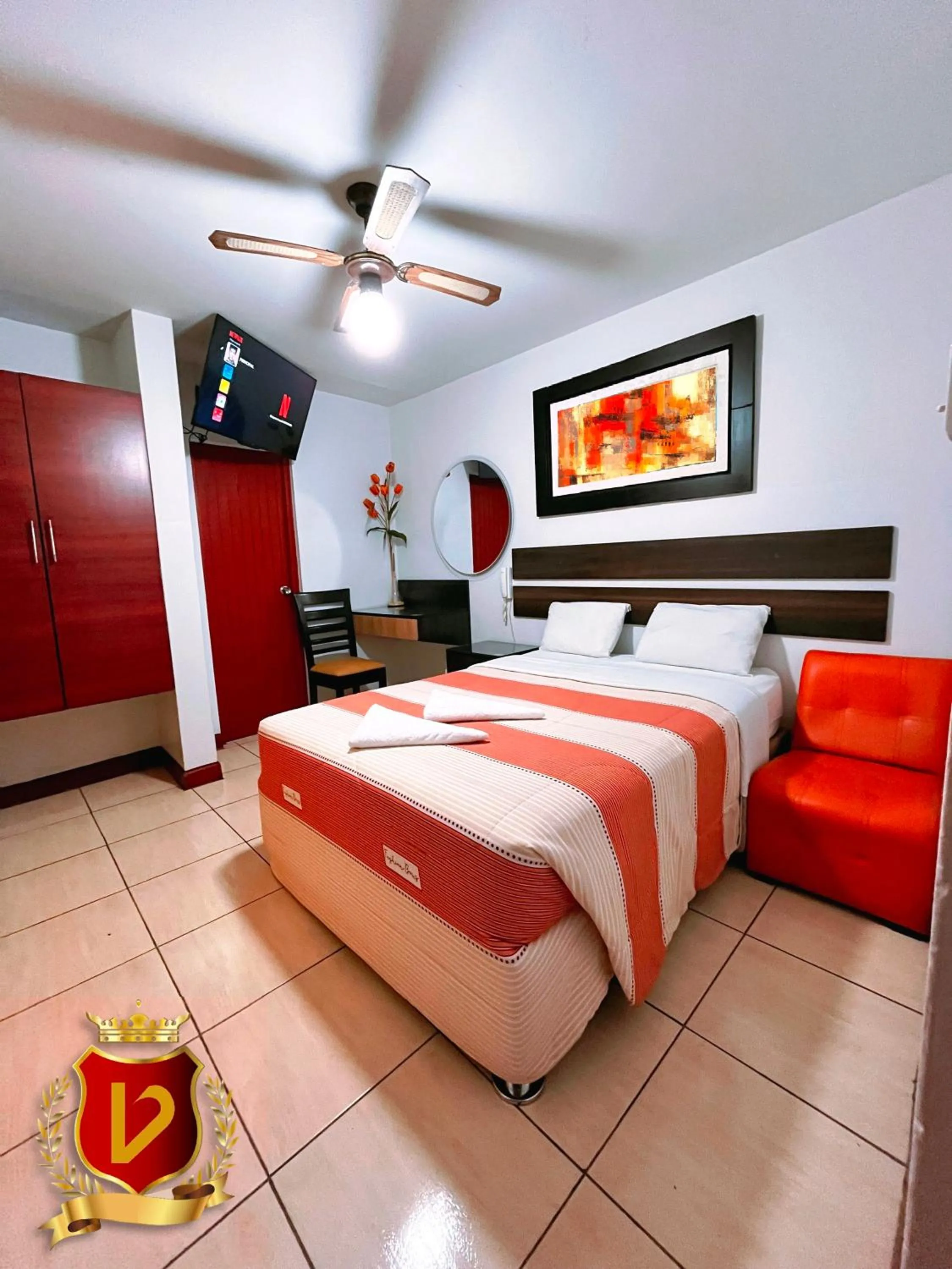 Bed in Veneccia Gold Hotel