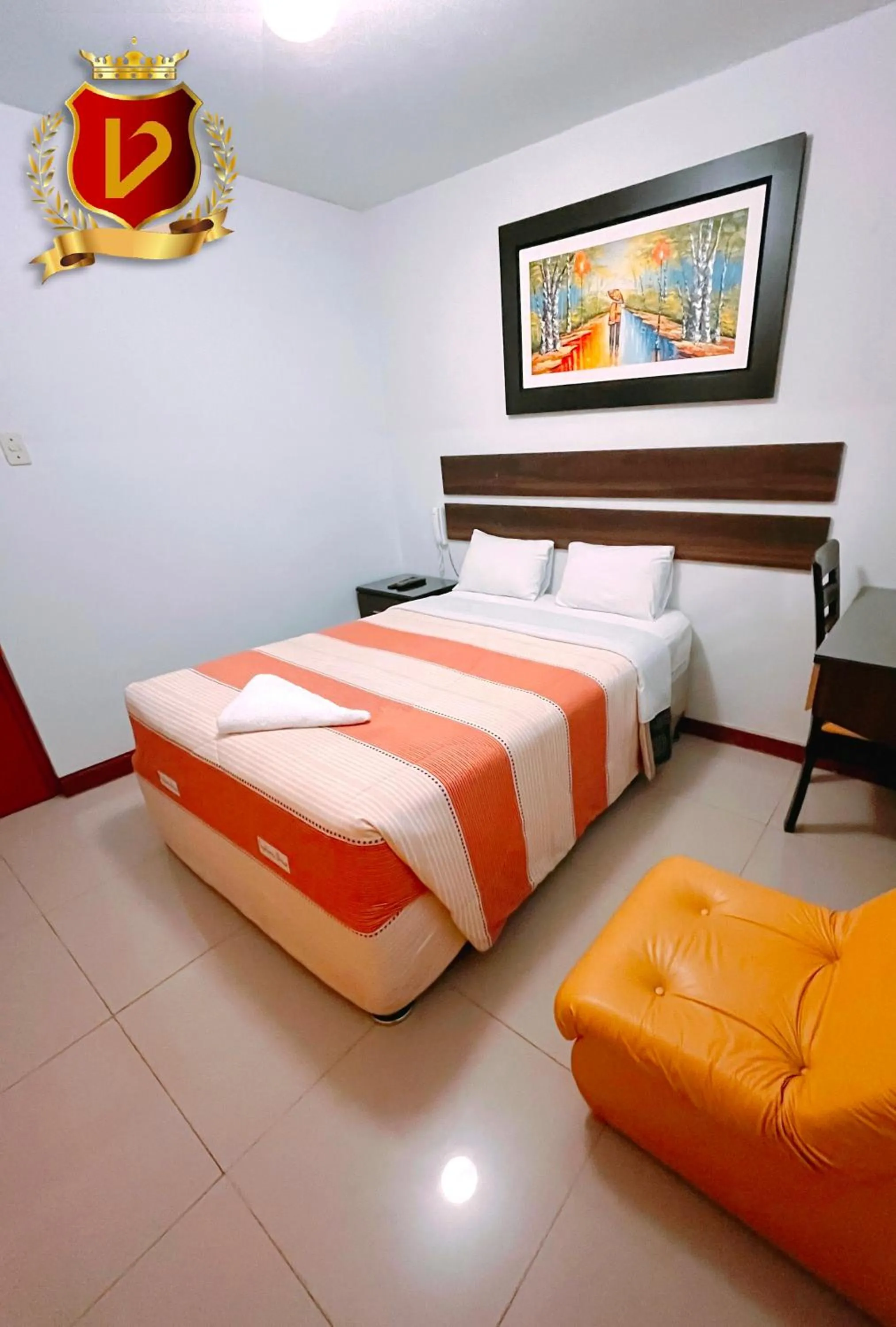 Bed in Veneccia Gold Hotel