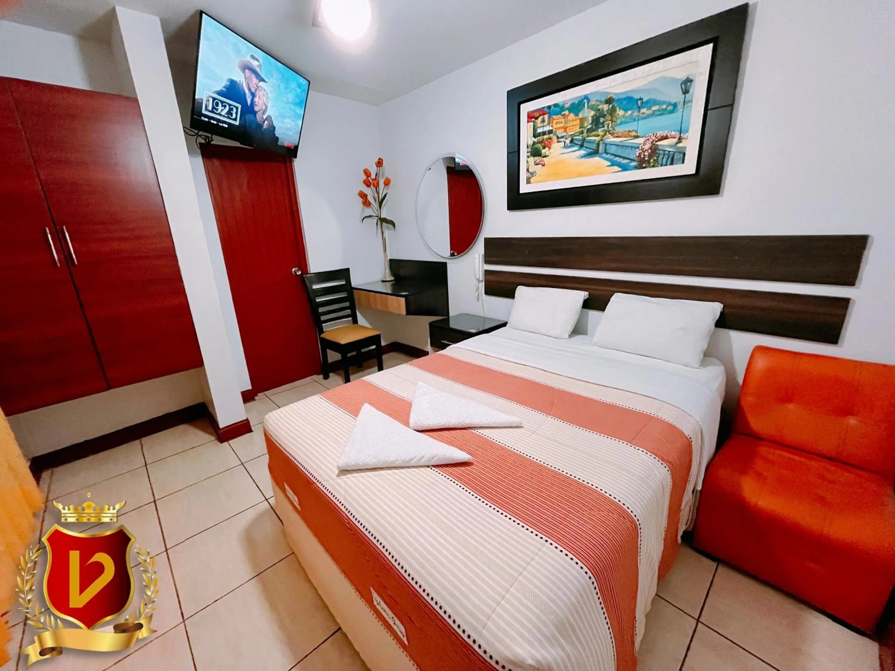 Bed in Veneccia Gold Hotel