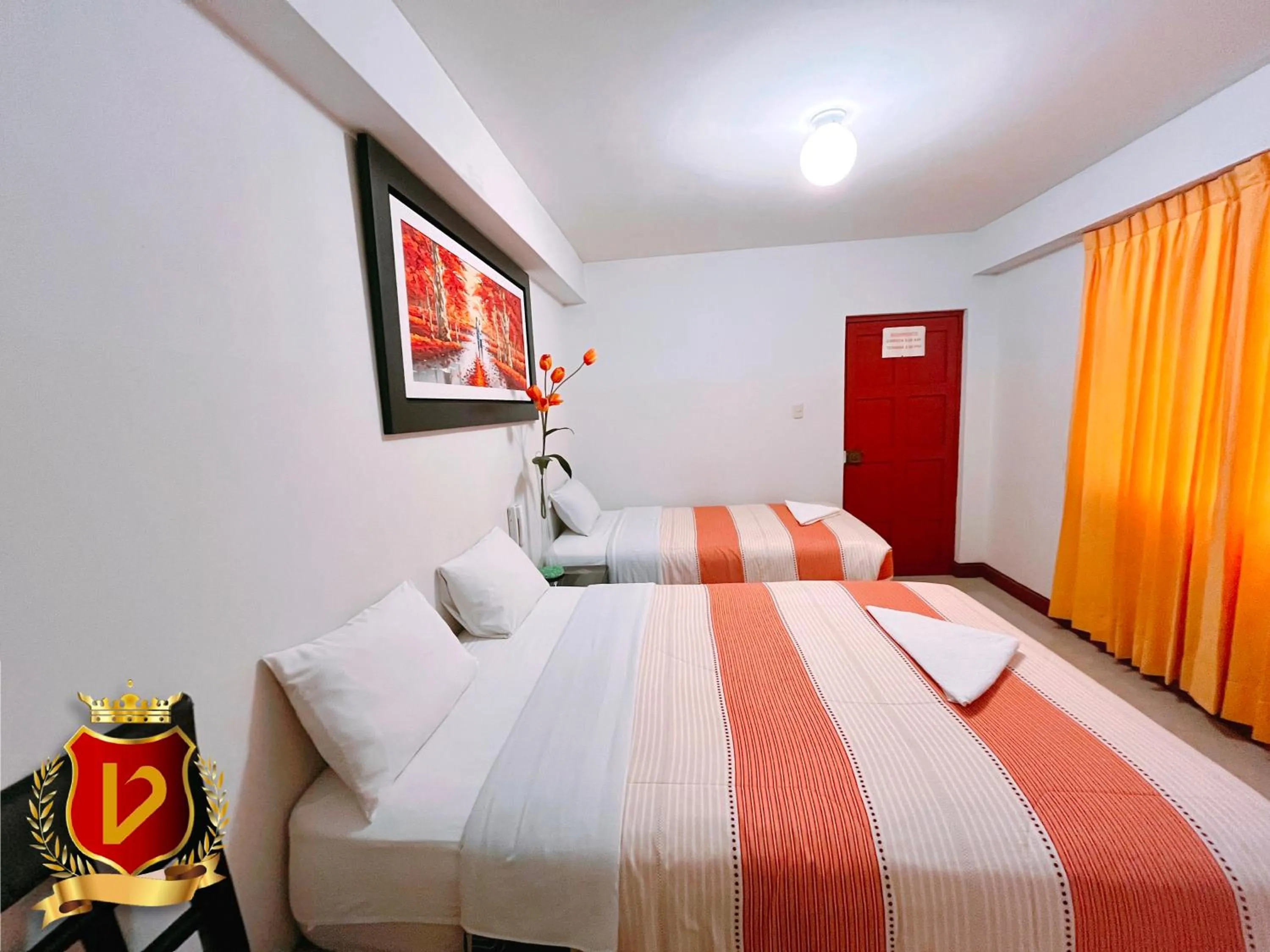Bed in Veneccia Gold Hotel
