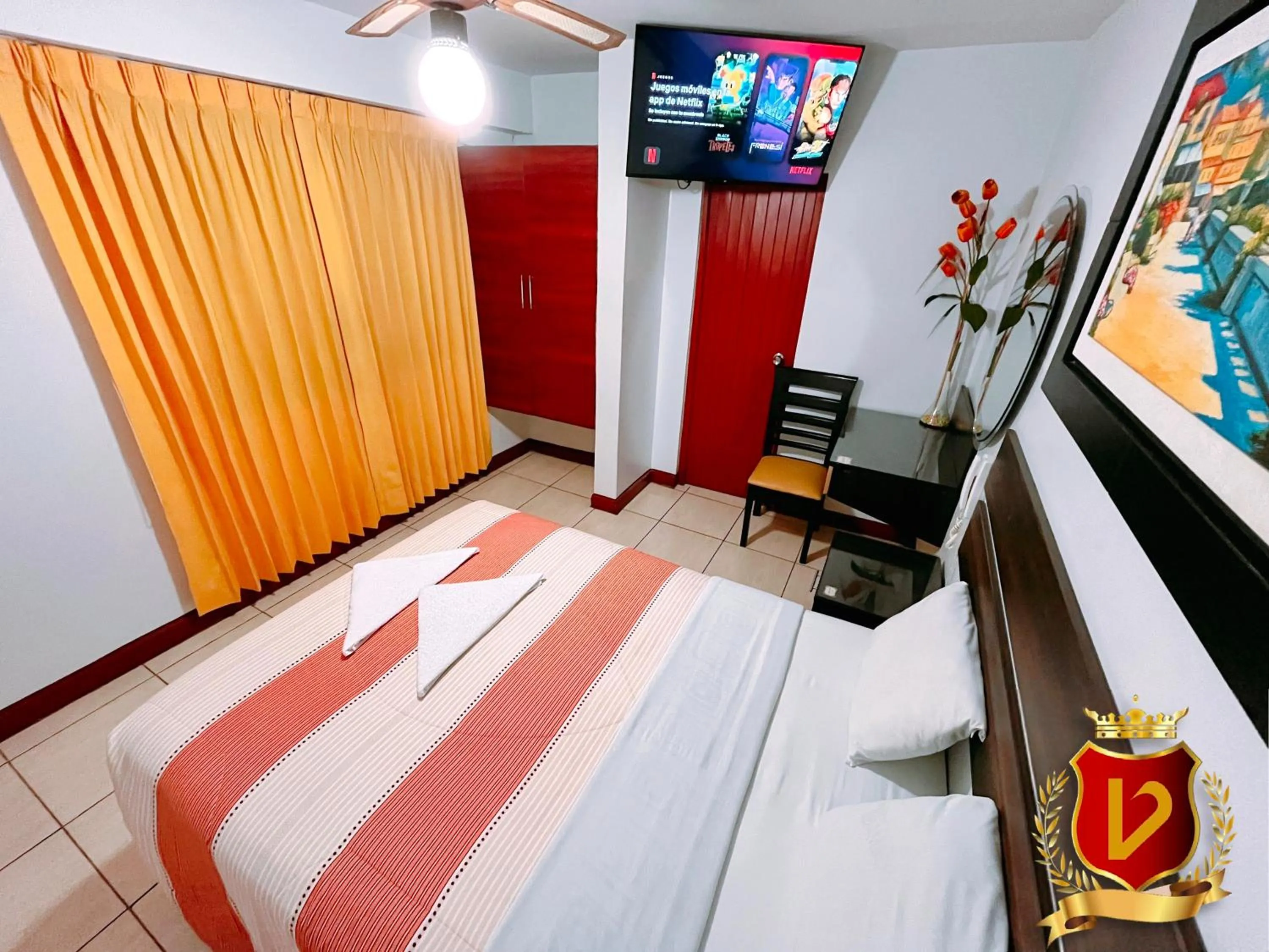Bed in Veneccia Gold Hotel