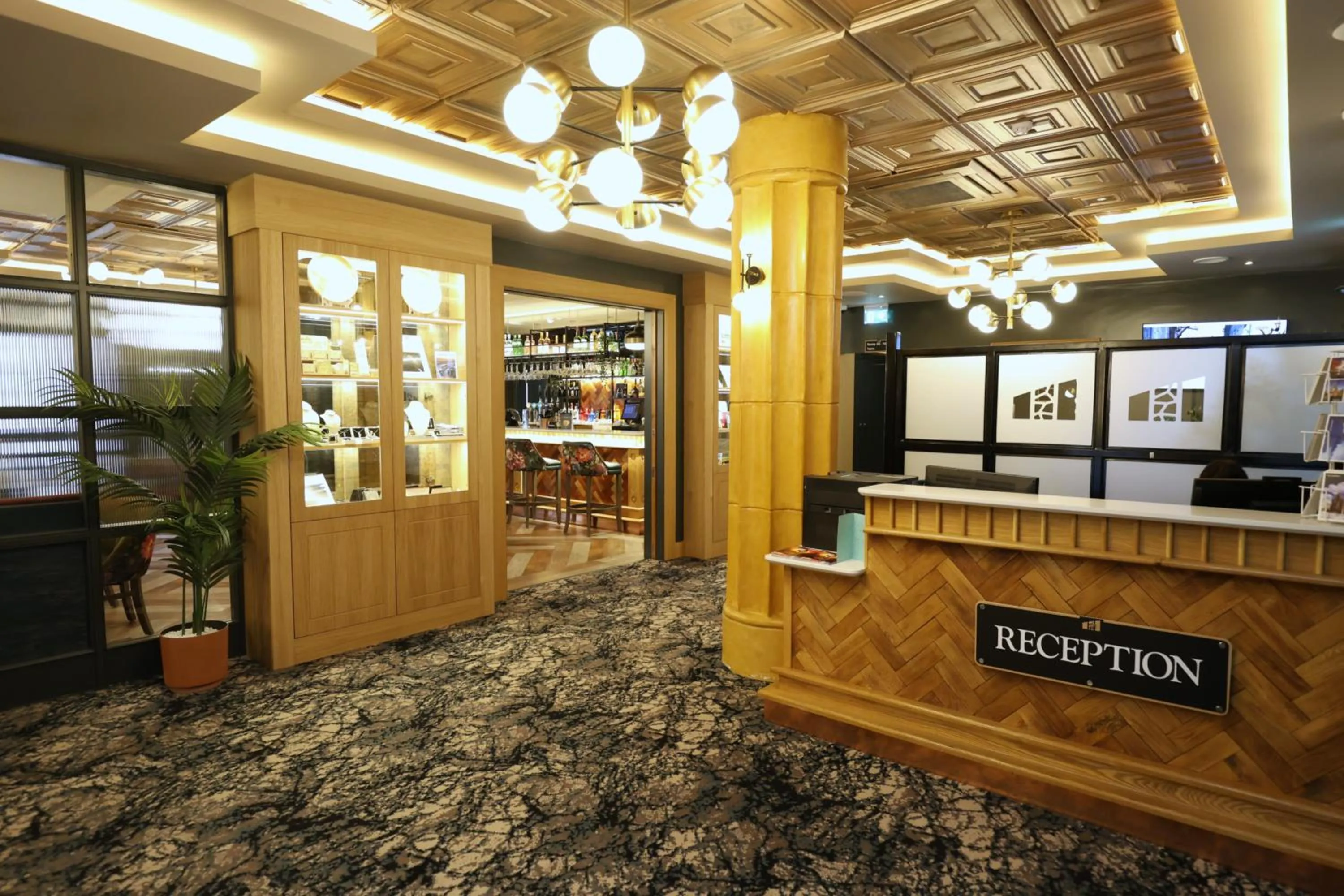 Lobby or reception in The Maiden City Hotel