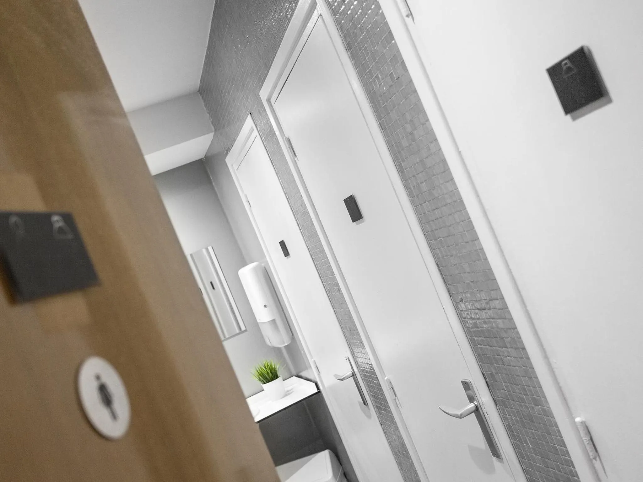 Shower in A Room In The City Hostel