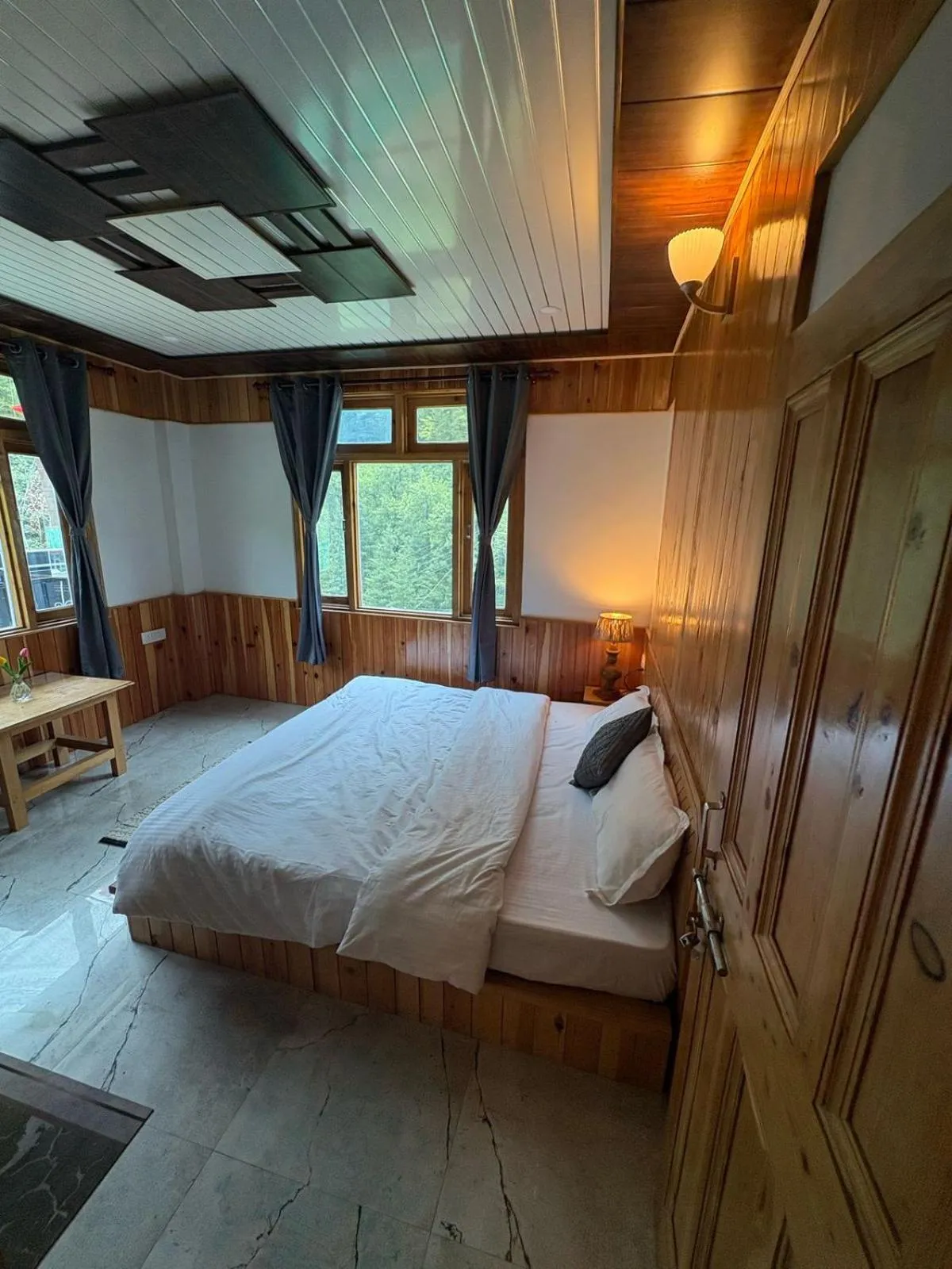 Double Room with Mountain View - single occupancy in The Pahadi Soul Stay and Café