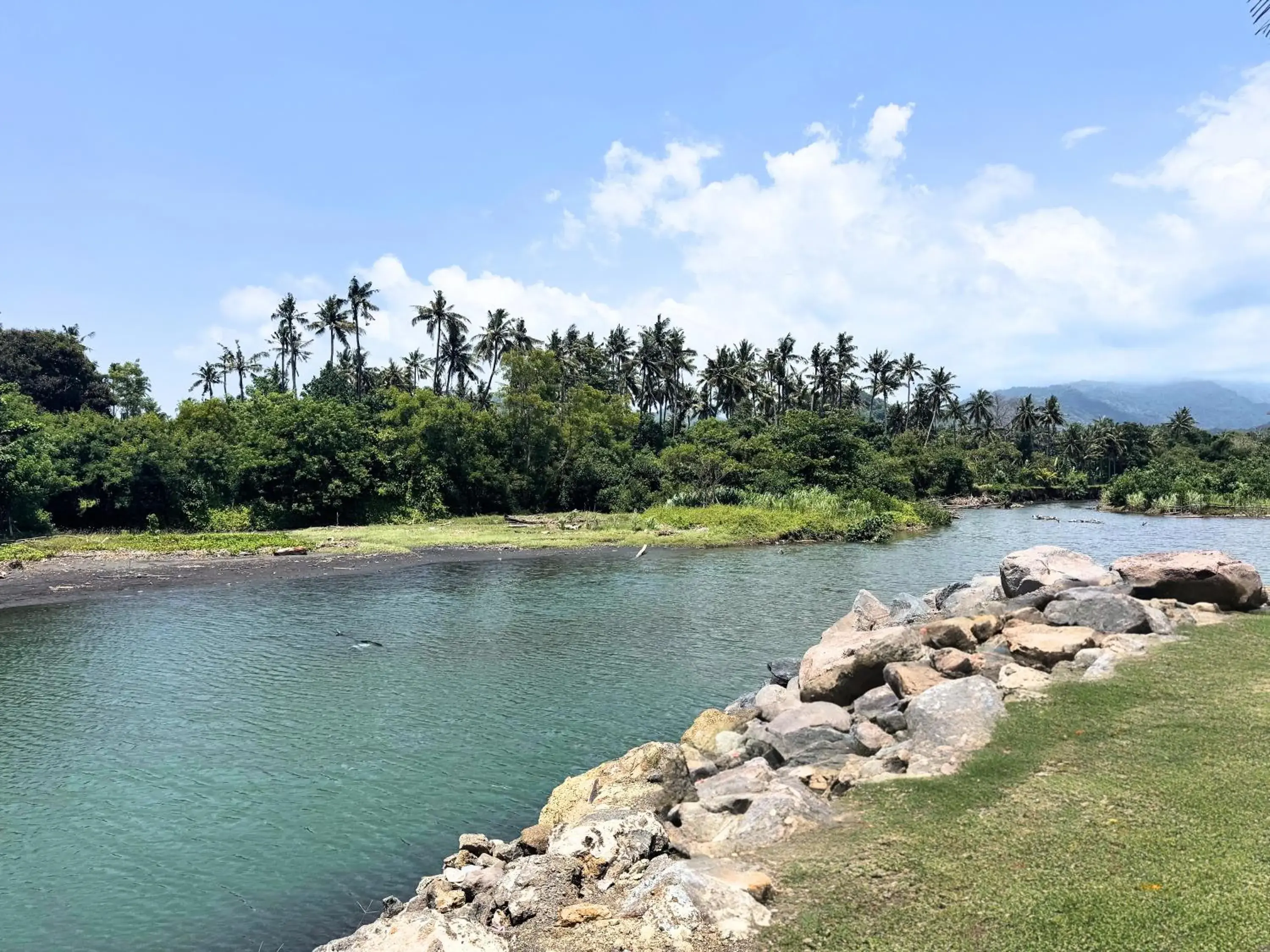 River view in Quenzo Beach Resort River view in Quenzo Beach Resort