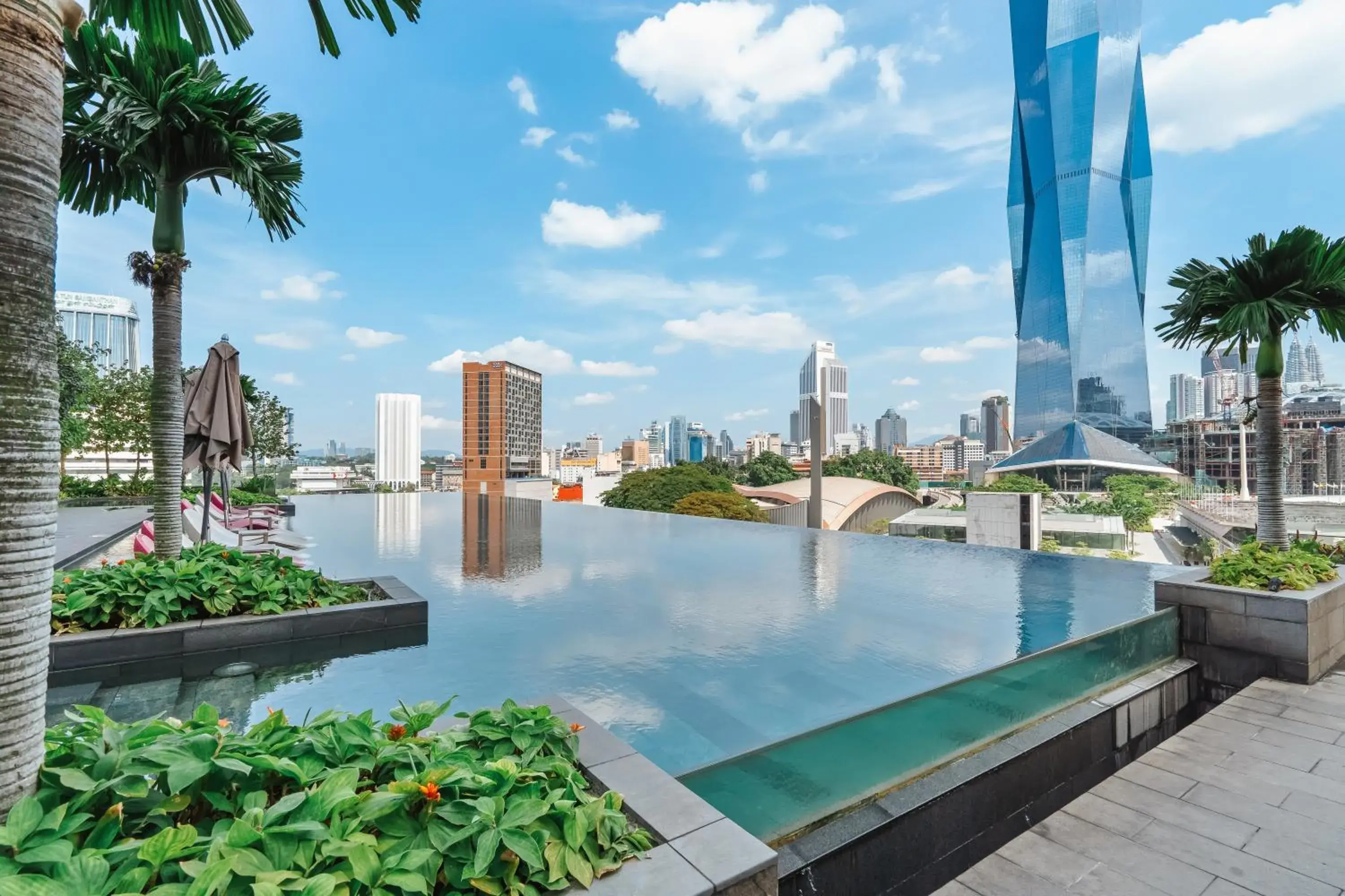 Pool view in Opus by Soulasia Pool view in Opus by Soulasia