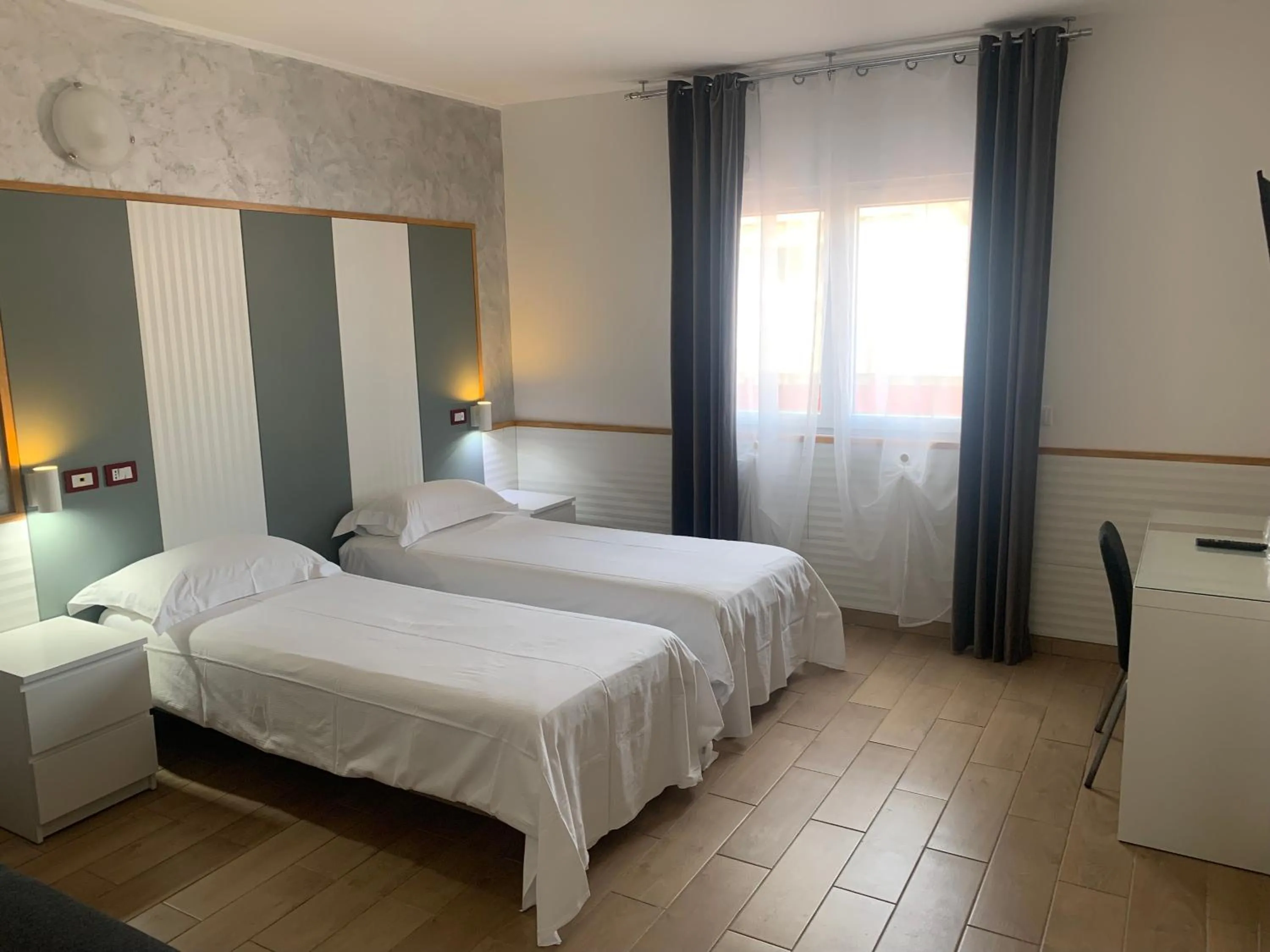 Bed in Hotel Malpensafiera