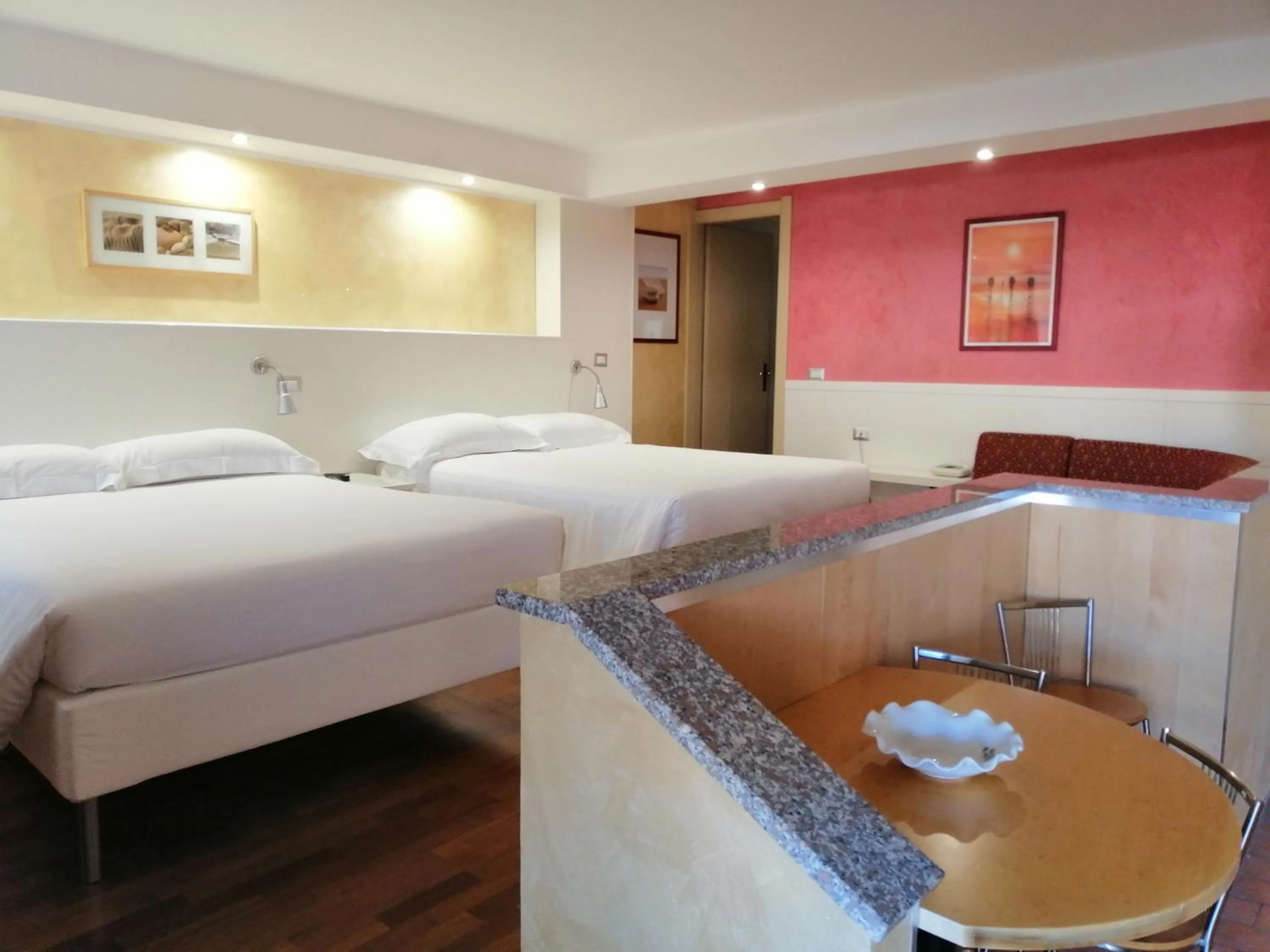 Bed in Hotel Malpensafiera