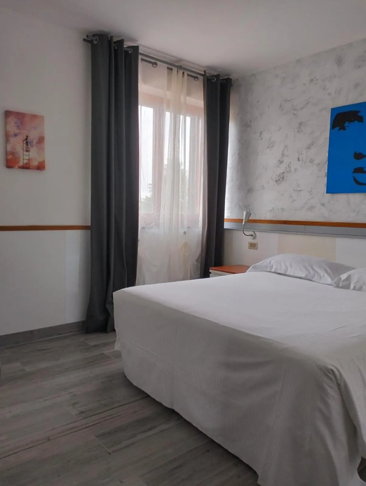 Bed in Hotel Malpensafiera