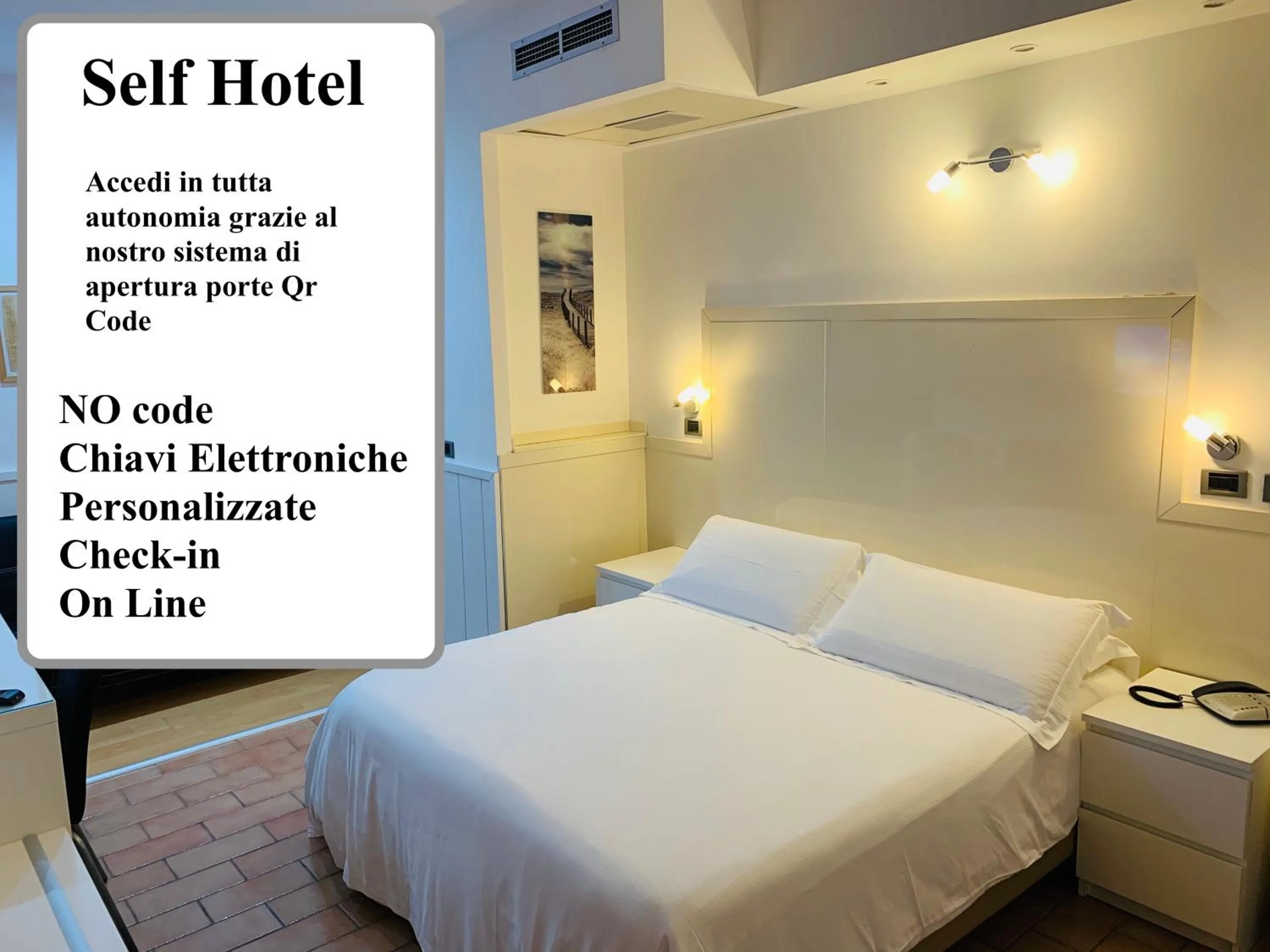 Decorative detail, Bed in Hotel Malpensafiera