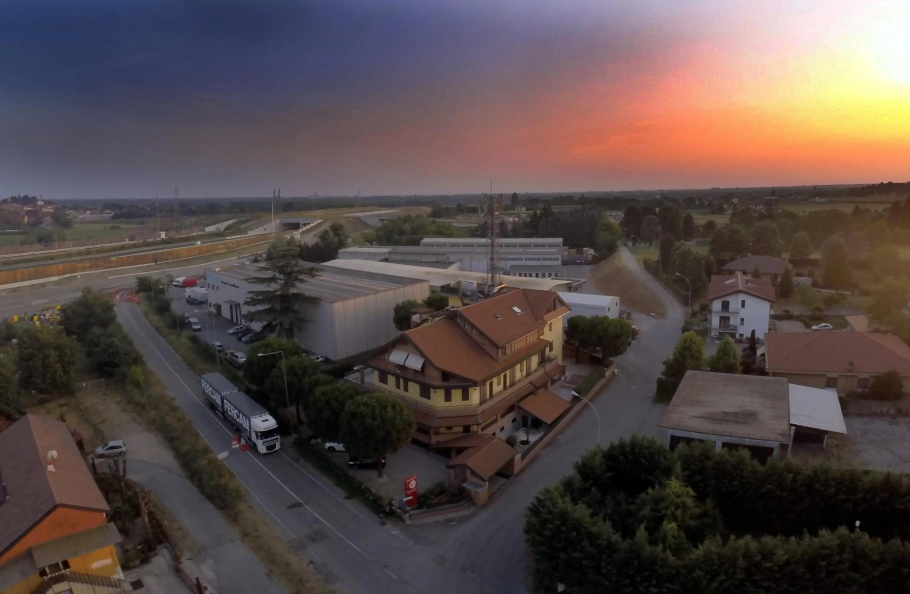 Bird's eye view in Hotel Malpensafiera