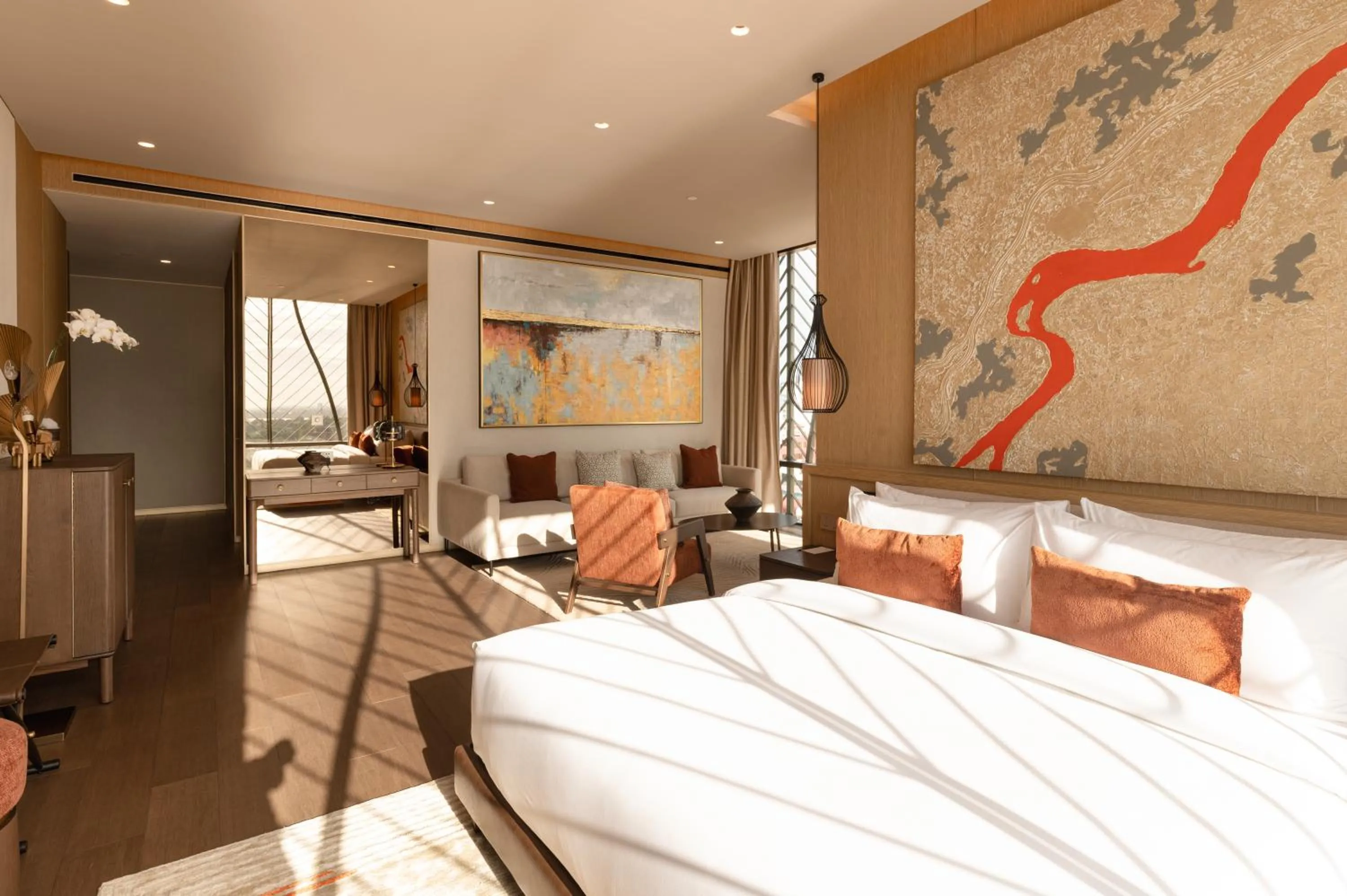 Bed in SOMA HOTEL Riverside