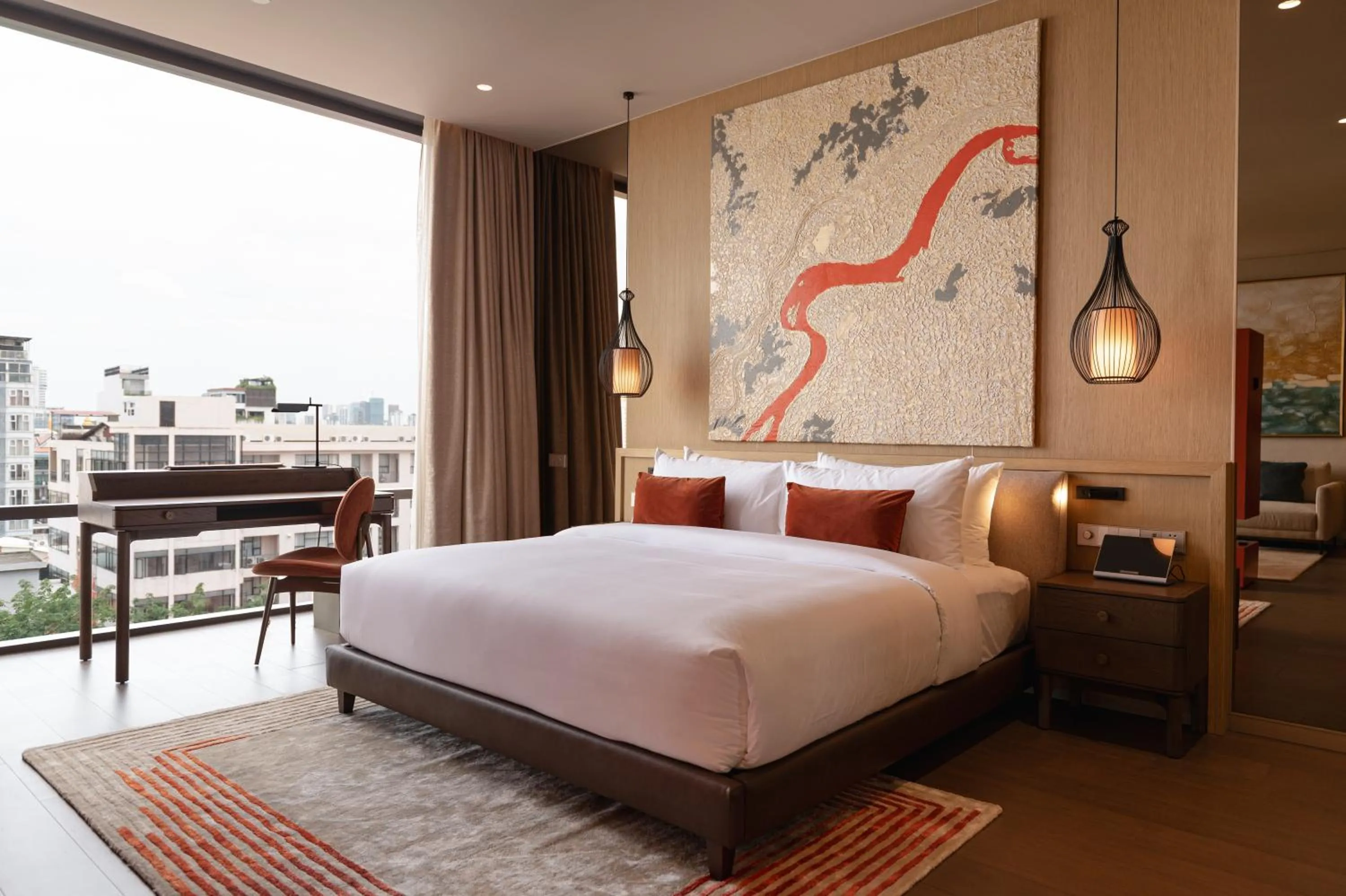 Bed in SOMA HOTEL Riverside