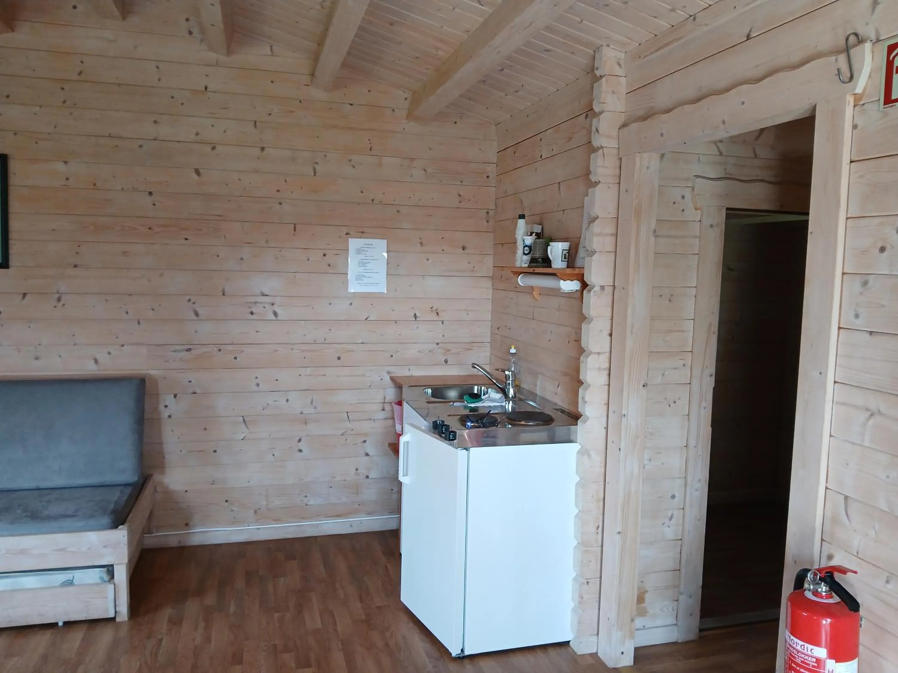 Kitchen or kitchenette in Høk Kro & Motell AS