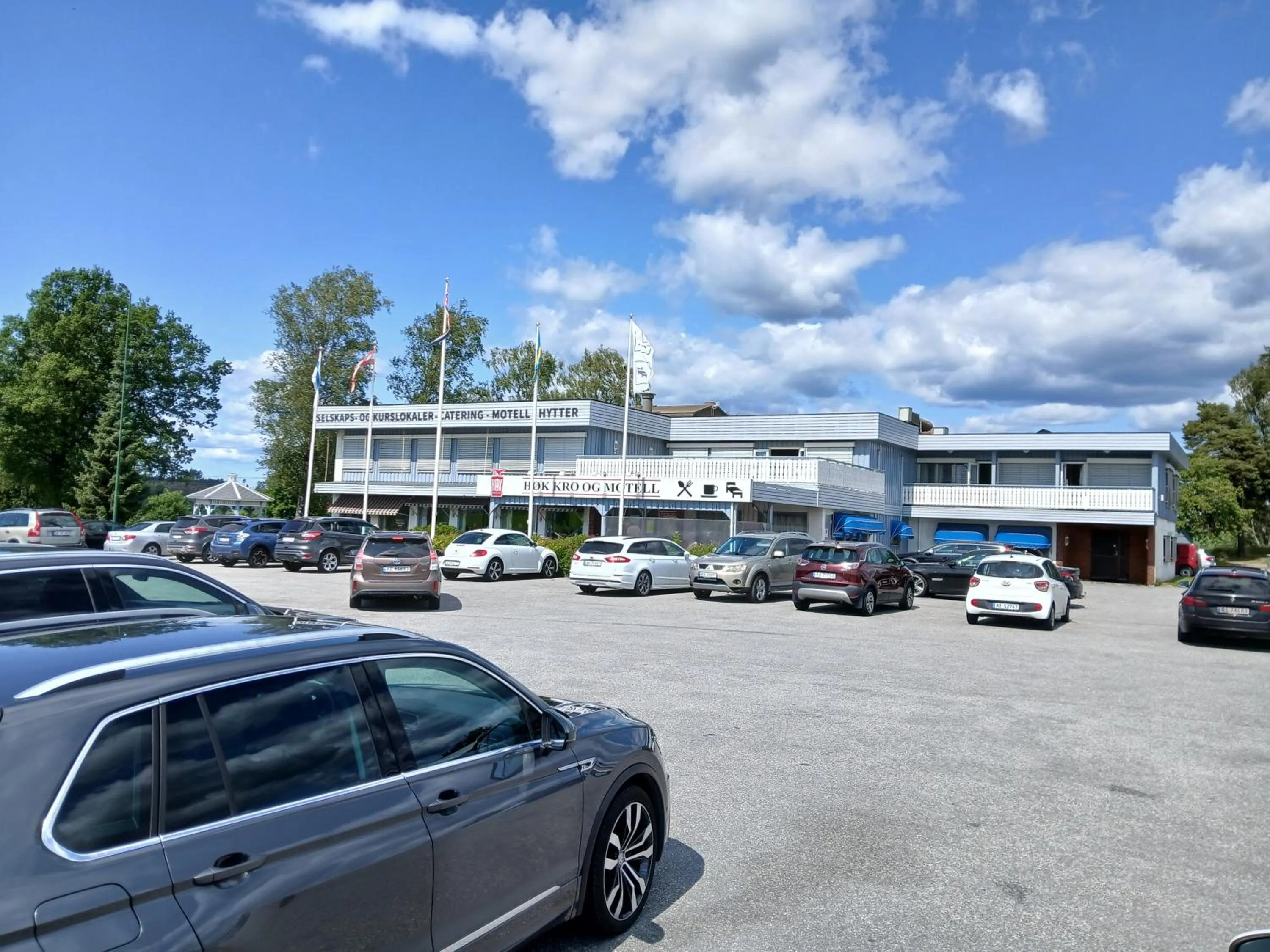 Property building in Høk Kro & Motell AS