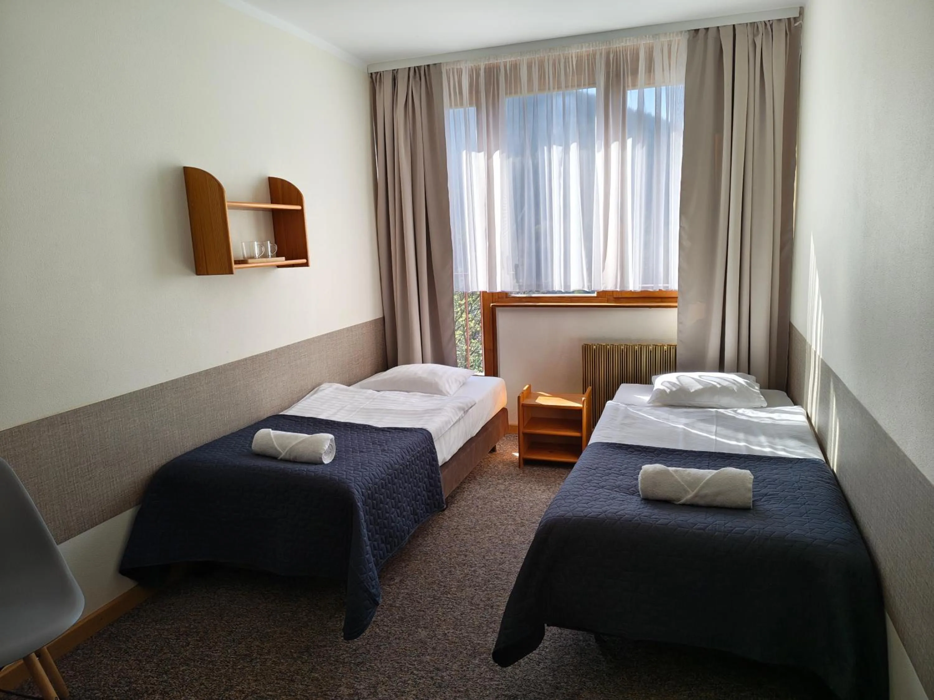 View (from property/room), Bed in Ośrodek Wczasowy PANORAMA Szczyrk