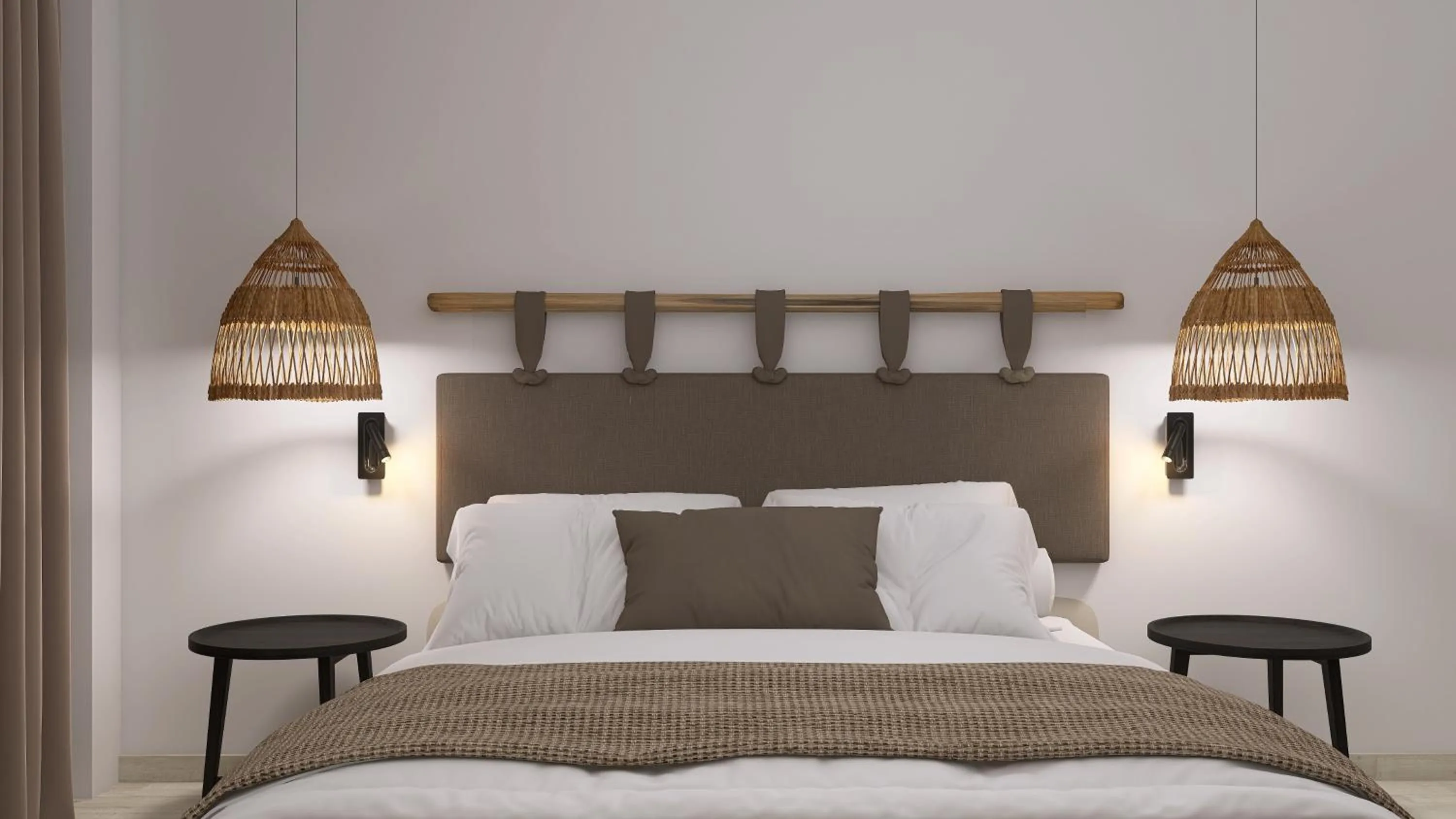 Bedroom, Bed in Pounda Resort Paros, a member of Radisson Individuals