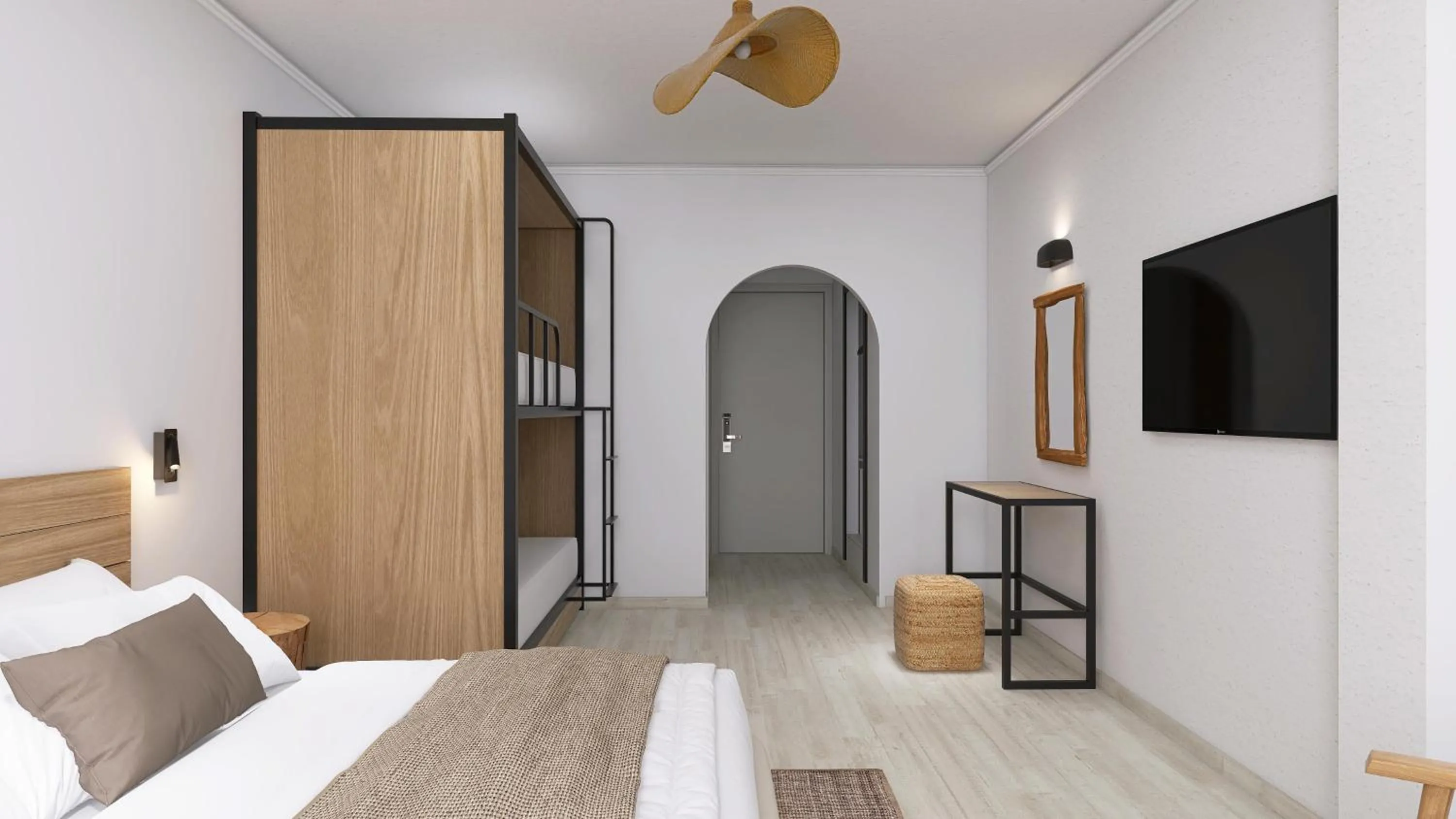 Photo of the whole room, Bed in Pounda Resort Paros, a member of Radisson Individuals