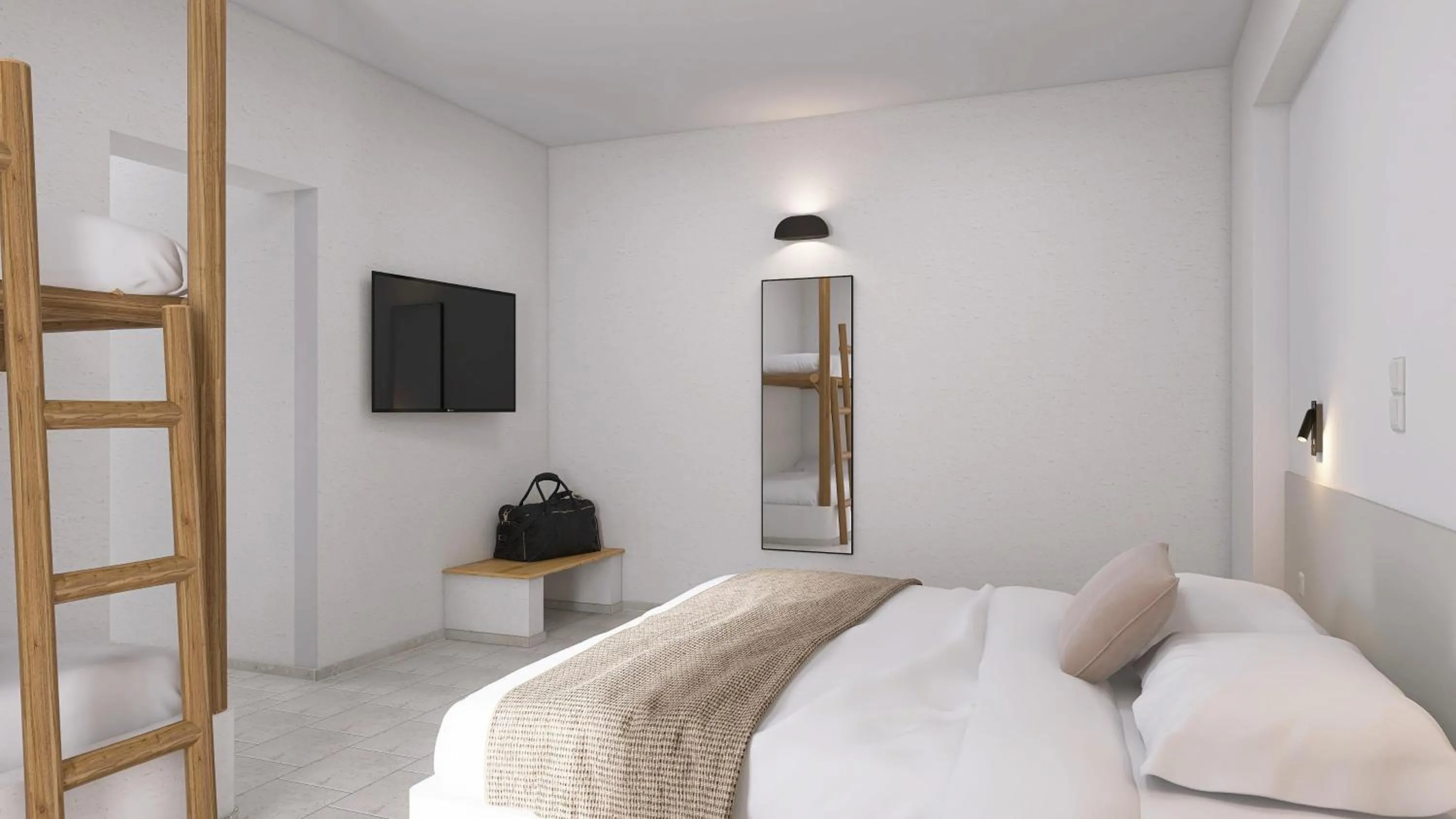 Photo of the whole room, Bed in Pounda Resort Paros, a member of Radisson Individuals