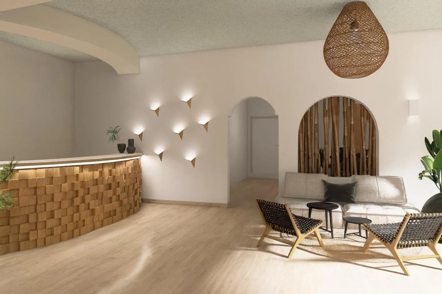 Property building in Pounda Resort Paros, a member of Radisson Individuals