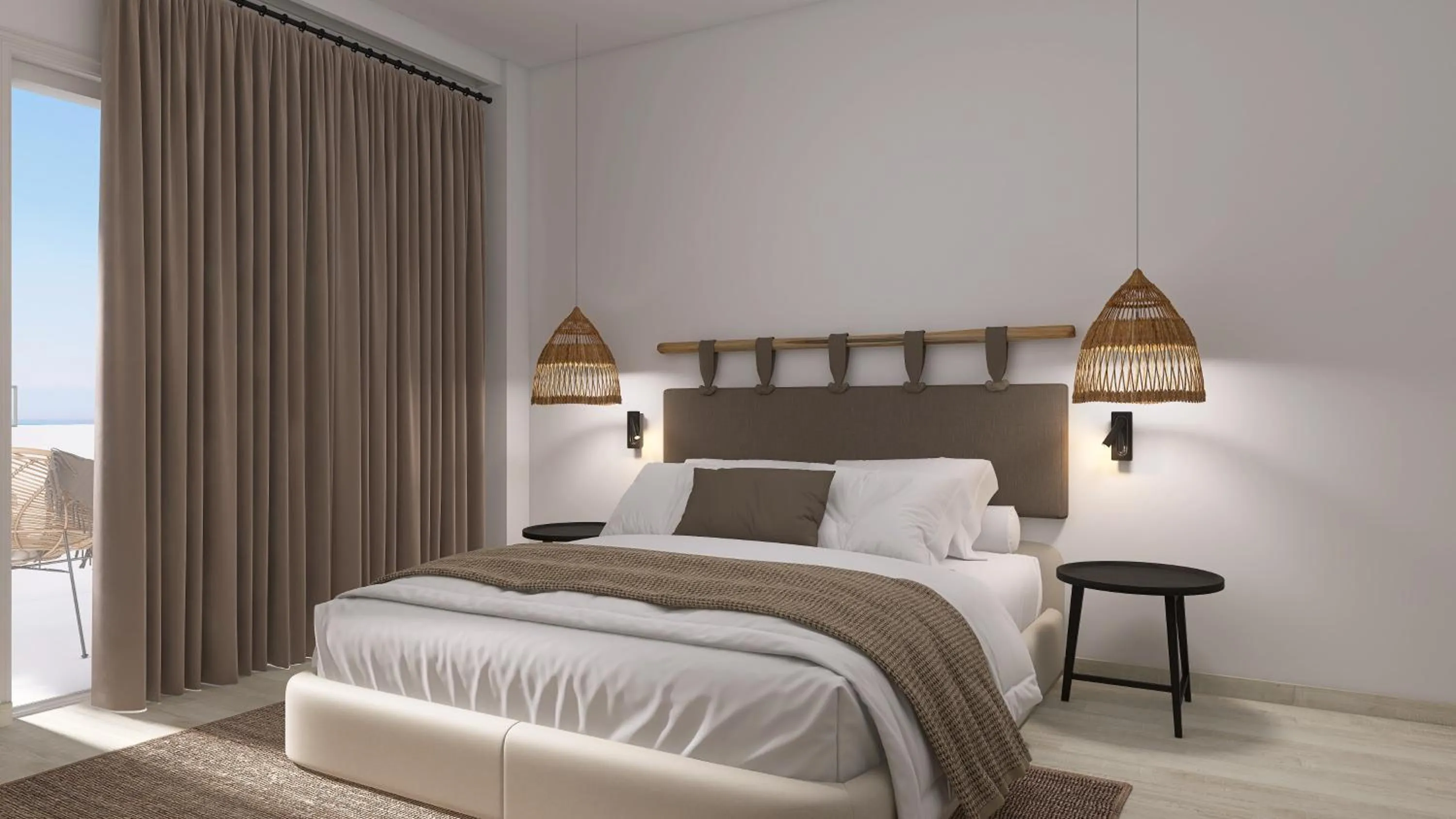 Photo of the whole room, Bed in Pounda Resort Paros, a member of Radisson Individuals