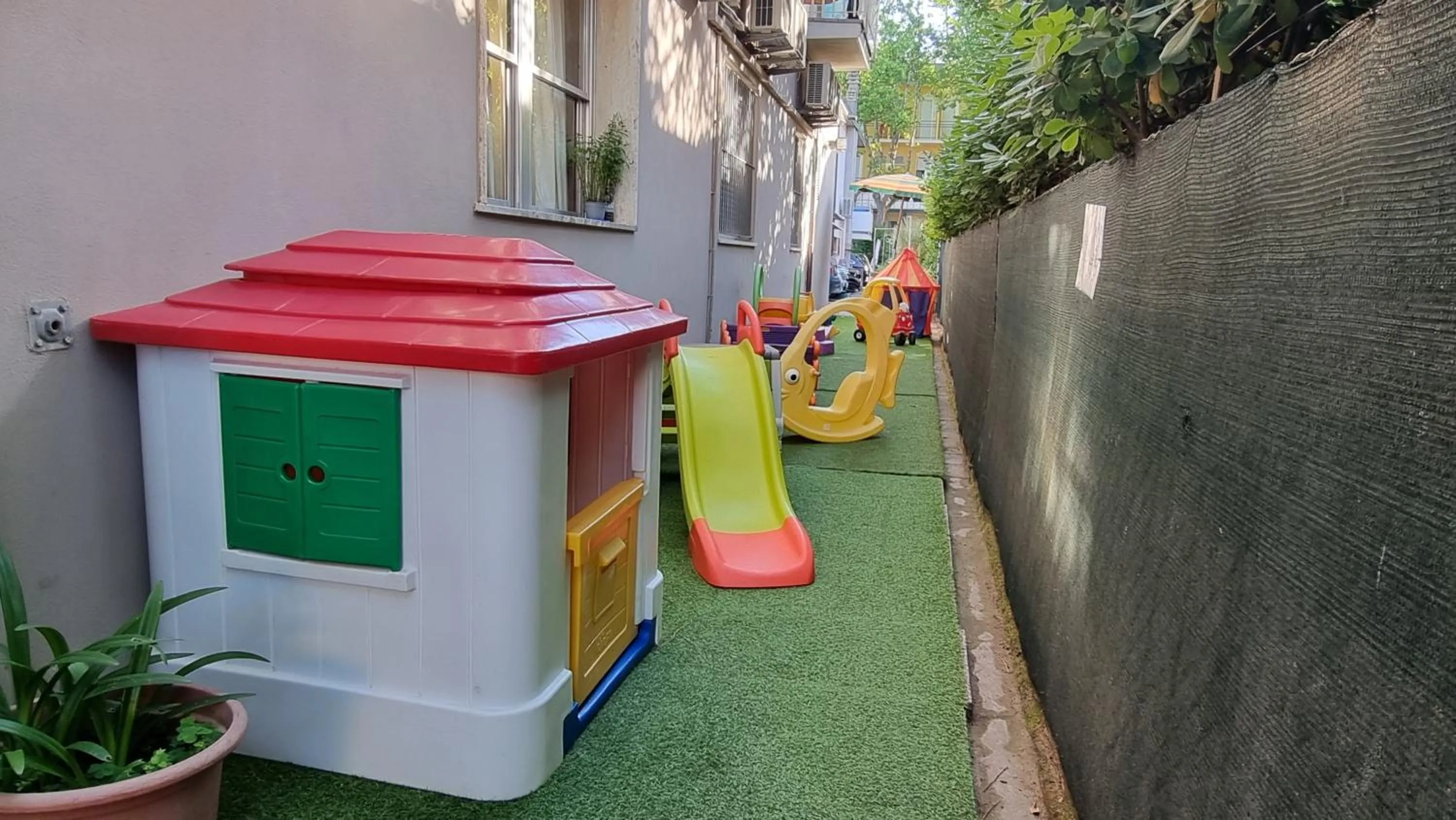 Children play ground in Hotel Costanza