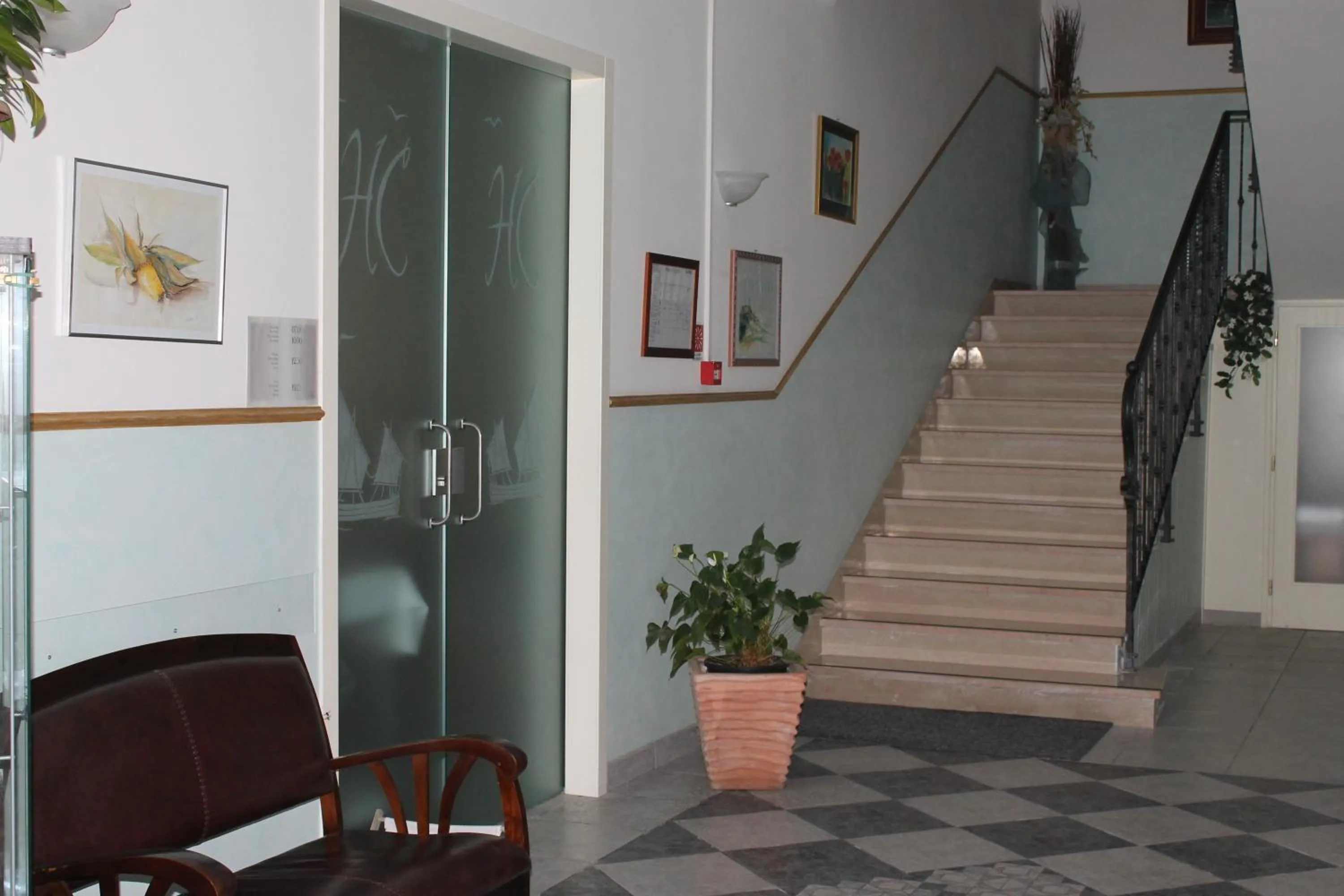 Lobby or reception in Hotel Costanza