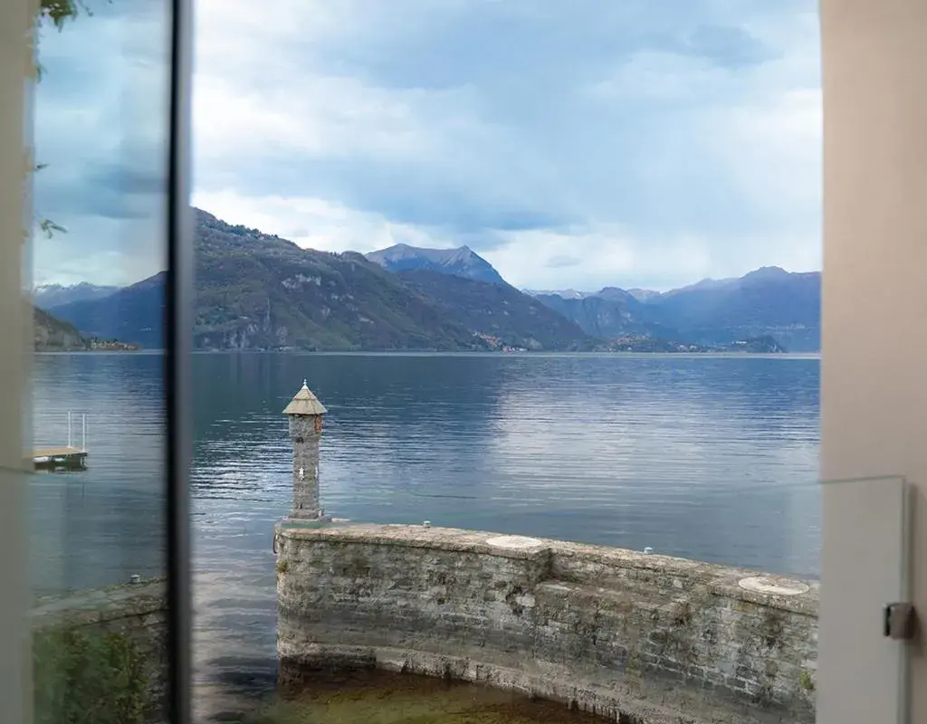 Lake view in Villa Lario Resort Mandello Lake view in Villa Lario Resort Mandello