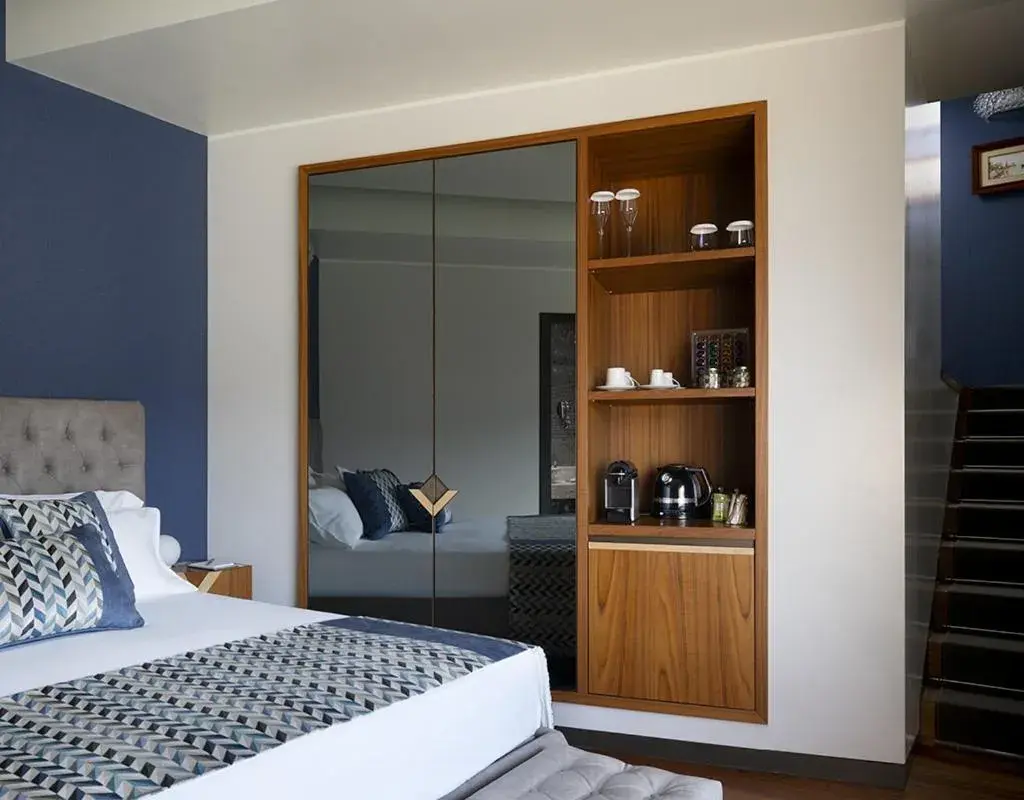 Bed in Villa Lario Resort Mandello Bed in Villa Lario Resort Mandello