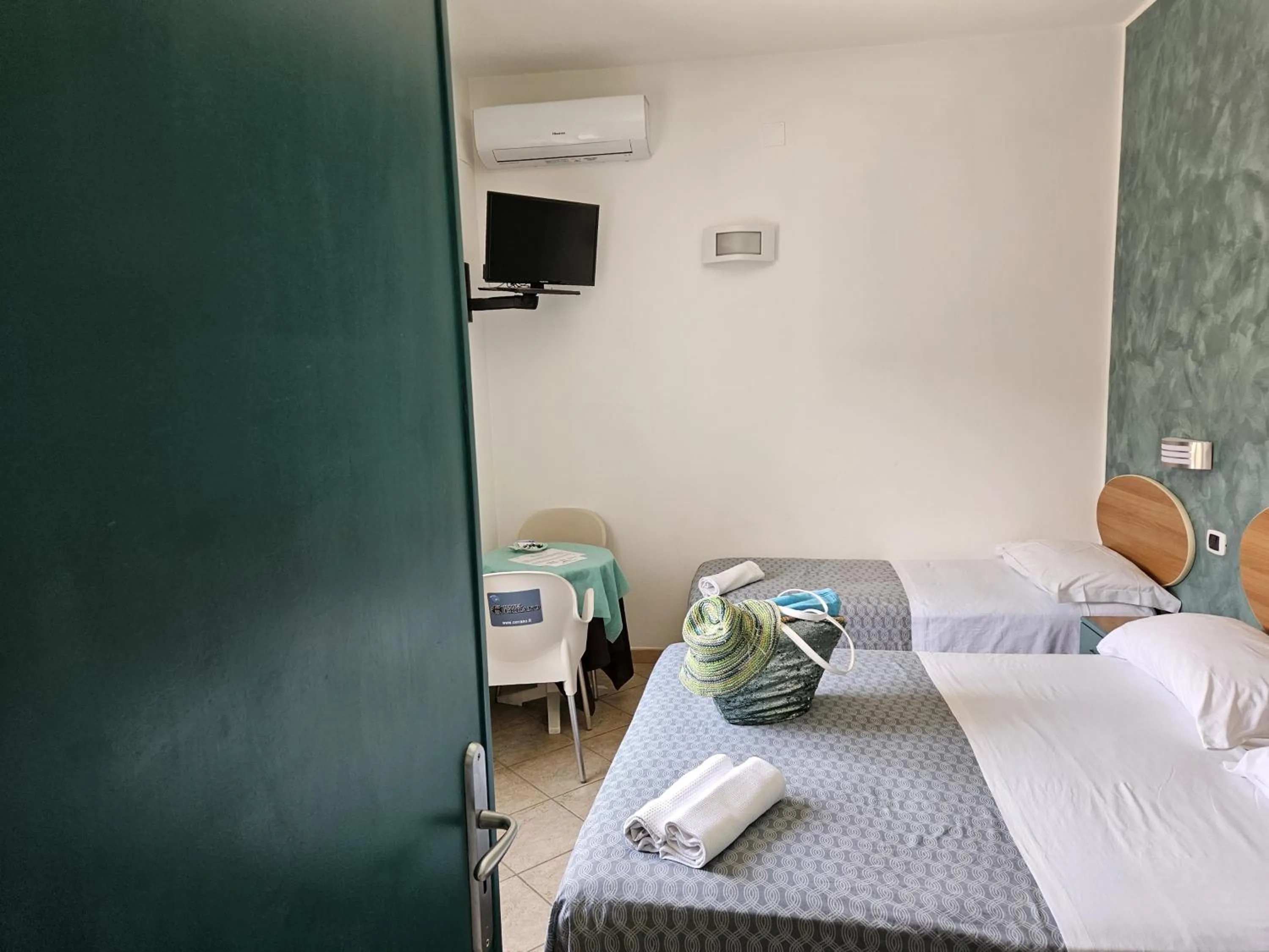 Bed in Hotel Cerrano