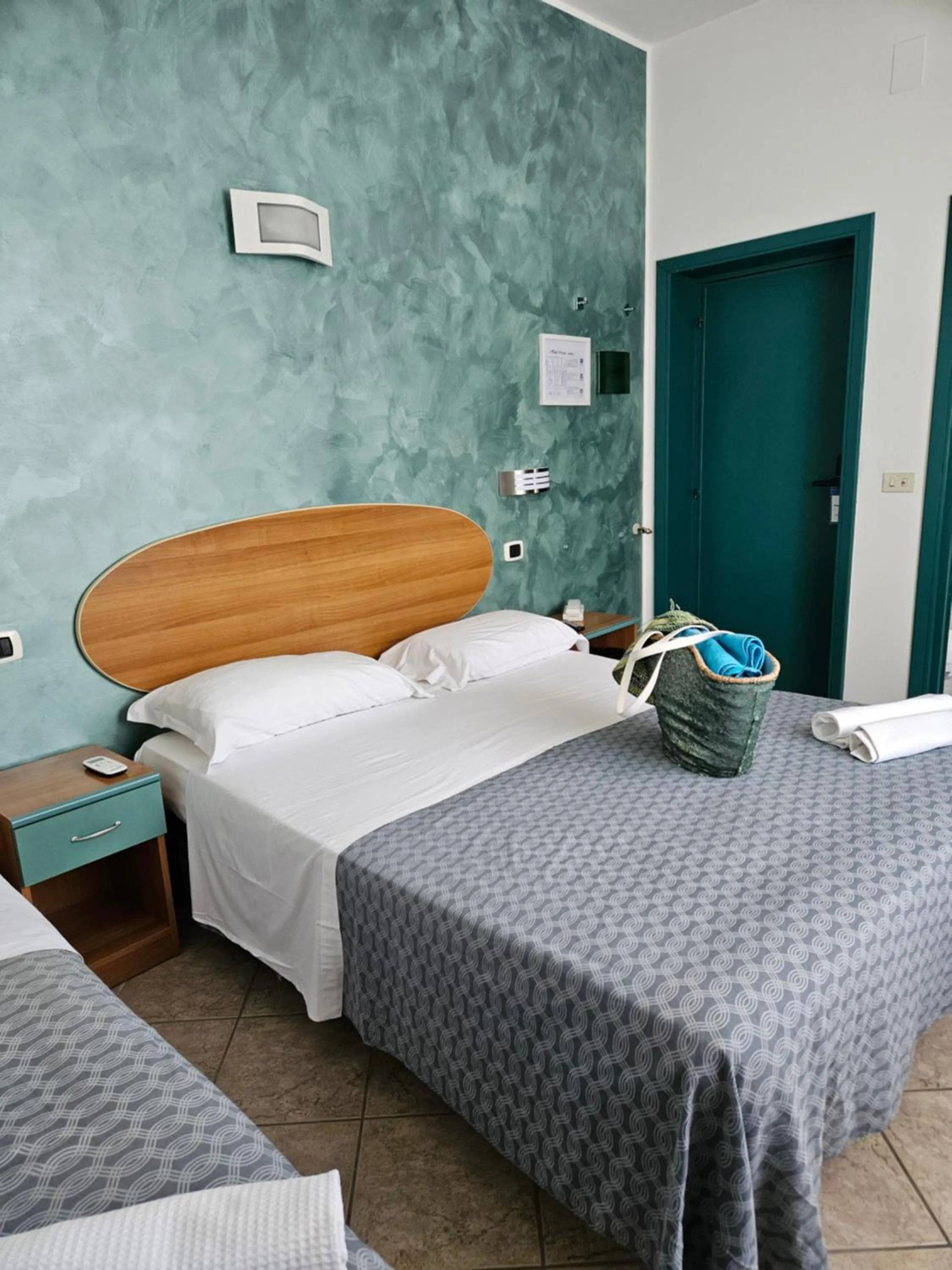 Bed in Hotel Cerrano