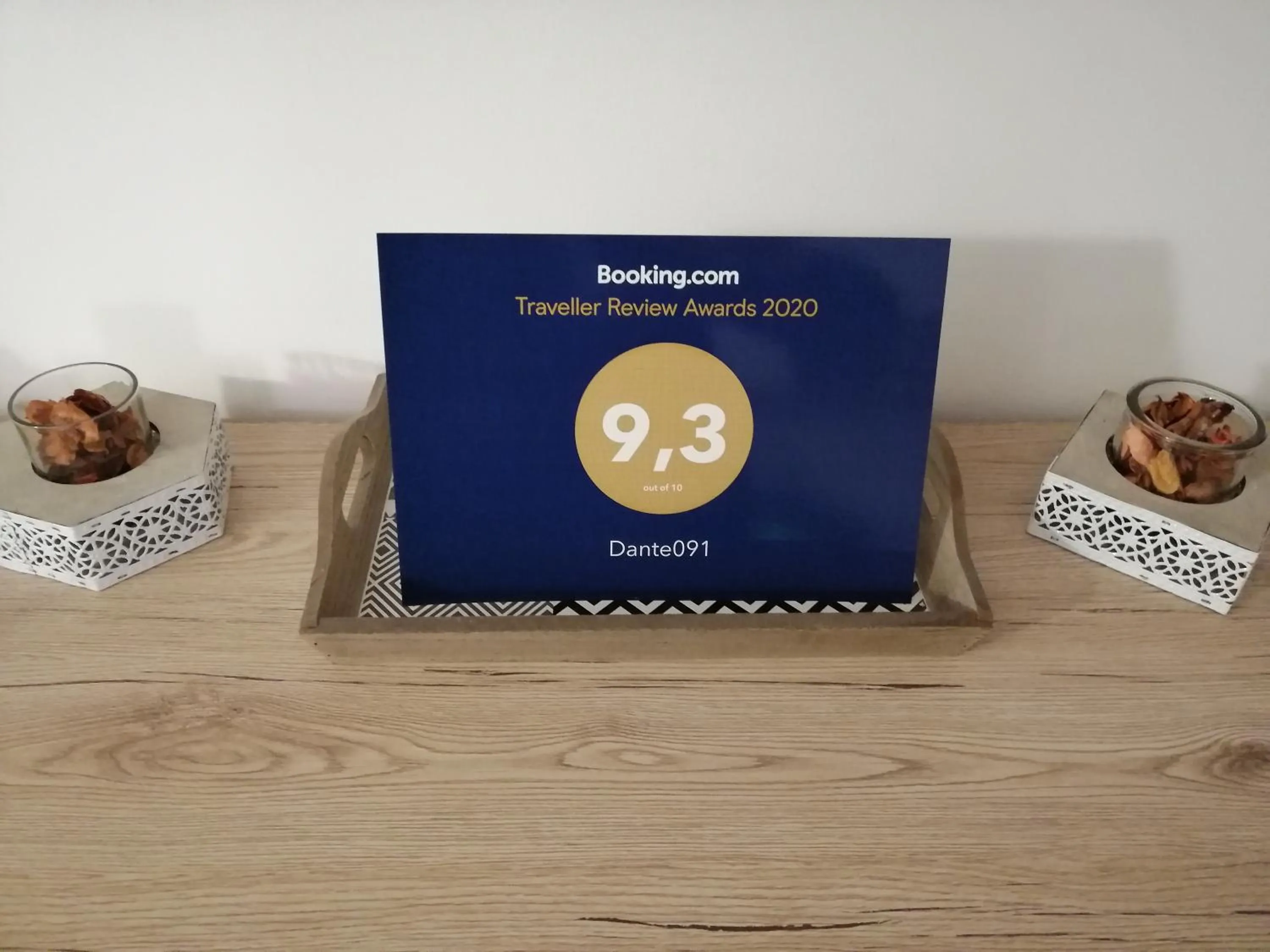 Certificate/Award in Dante091