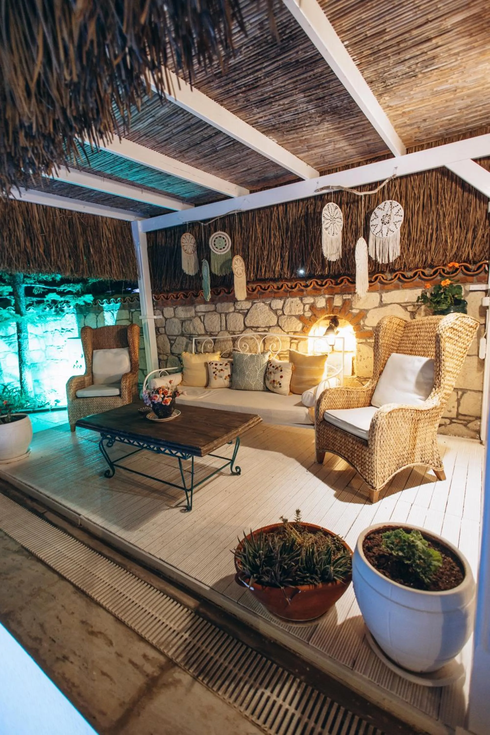 Seating area in Kupina Alaçatı