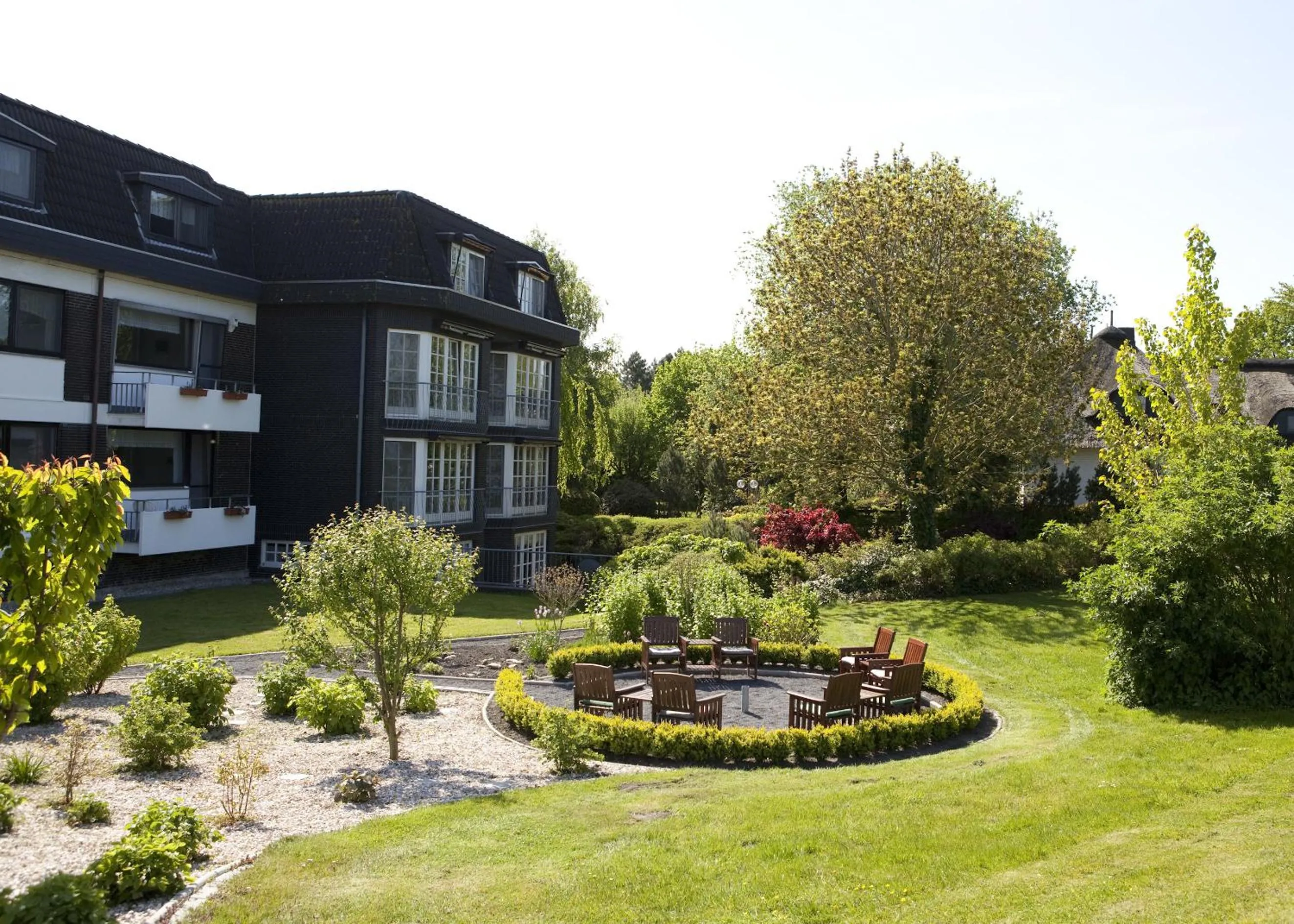 Garden view in Hotel Lange