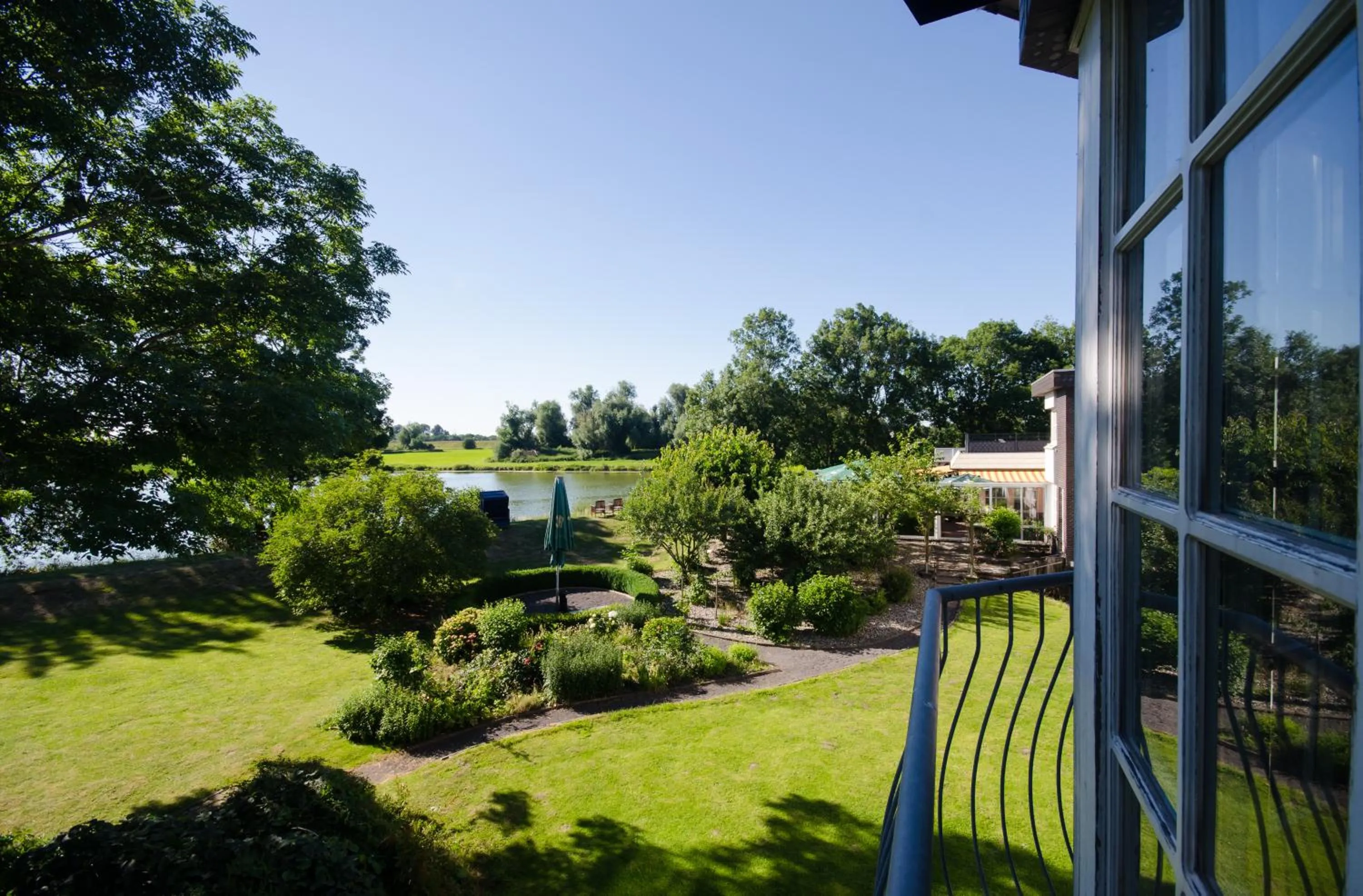 Garden view in Hotel Lange