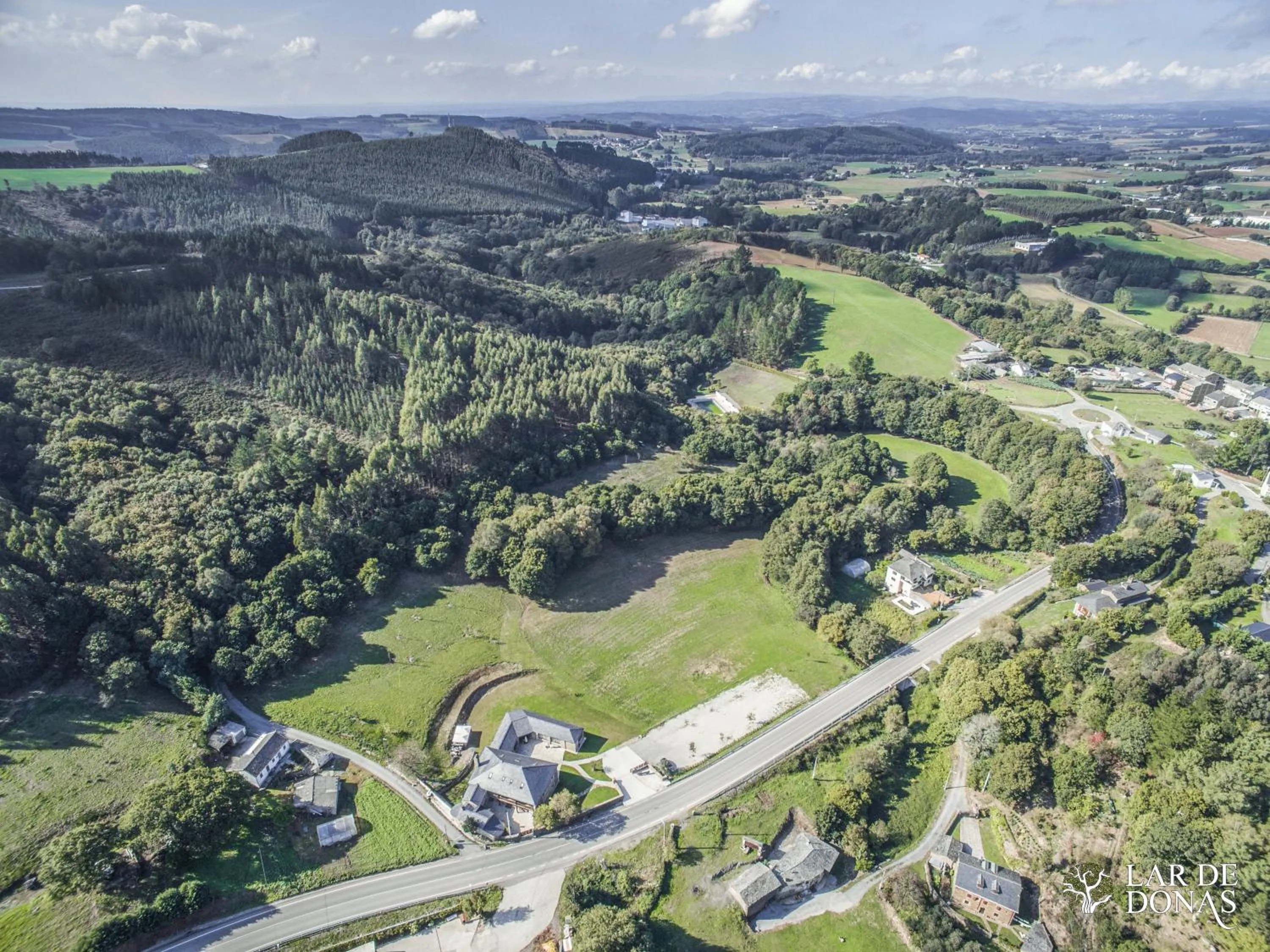 Bird's eye view in Lar de Donas