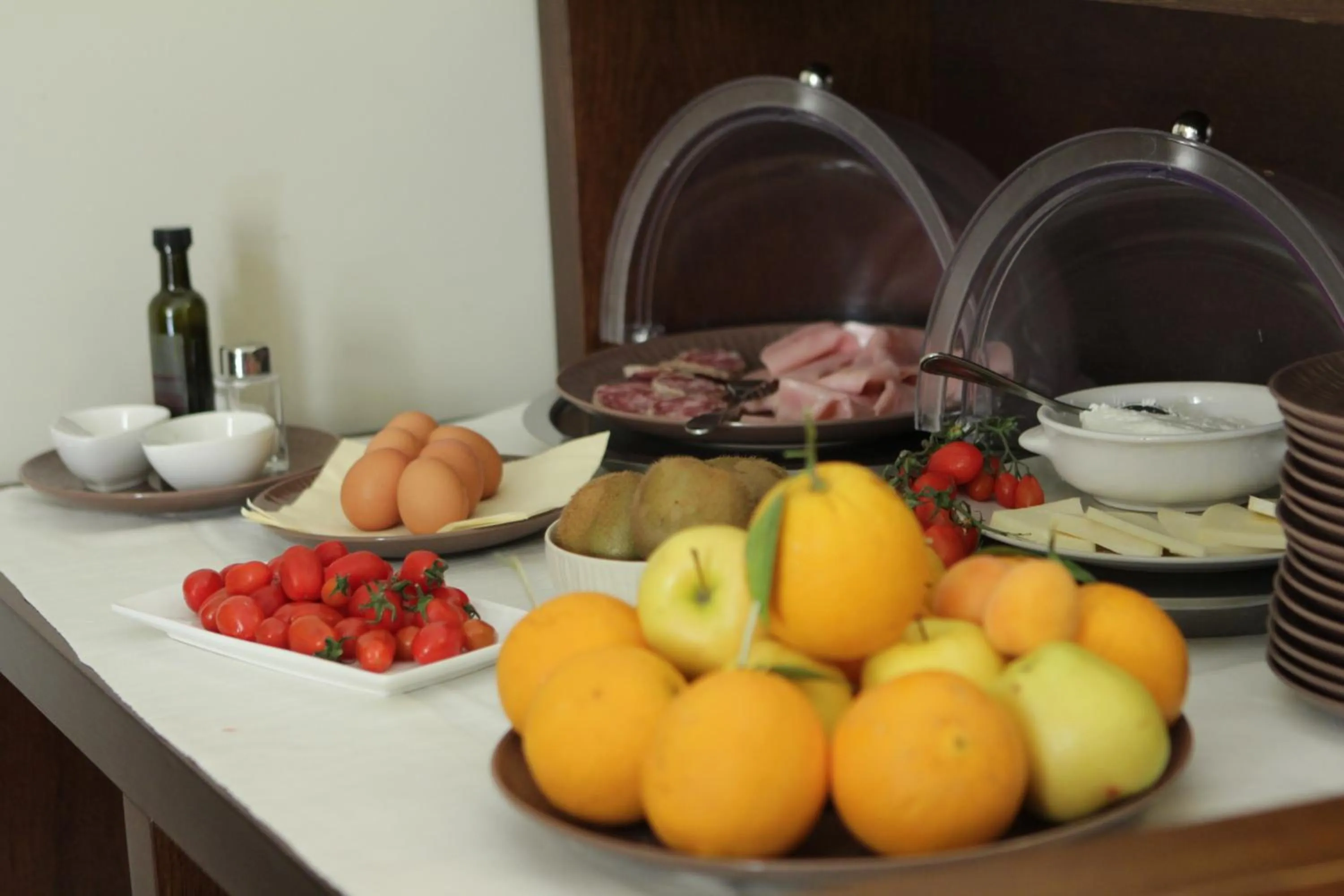 Food and drinks in Le Magnolie Hotel