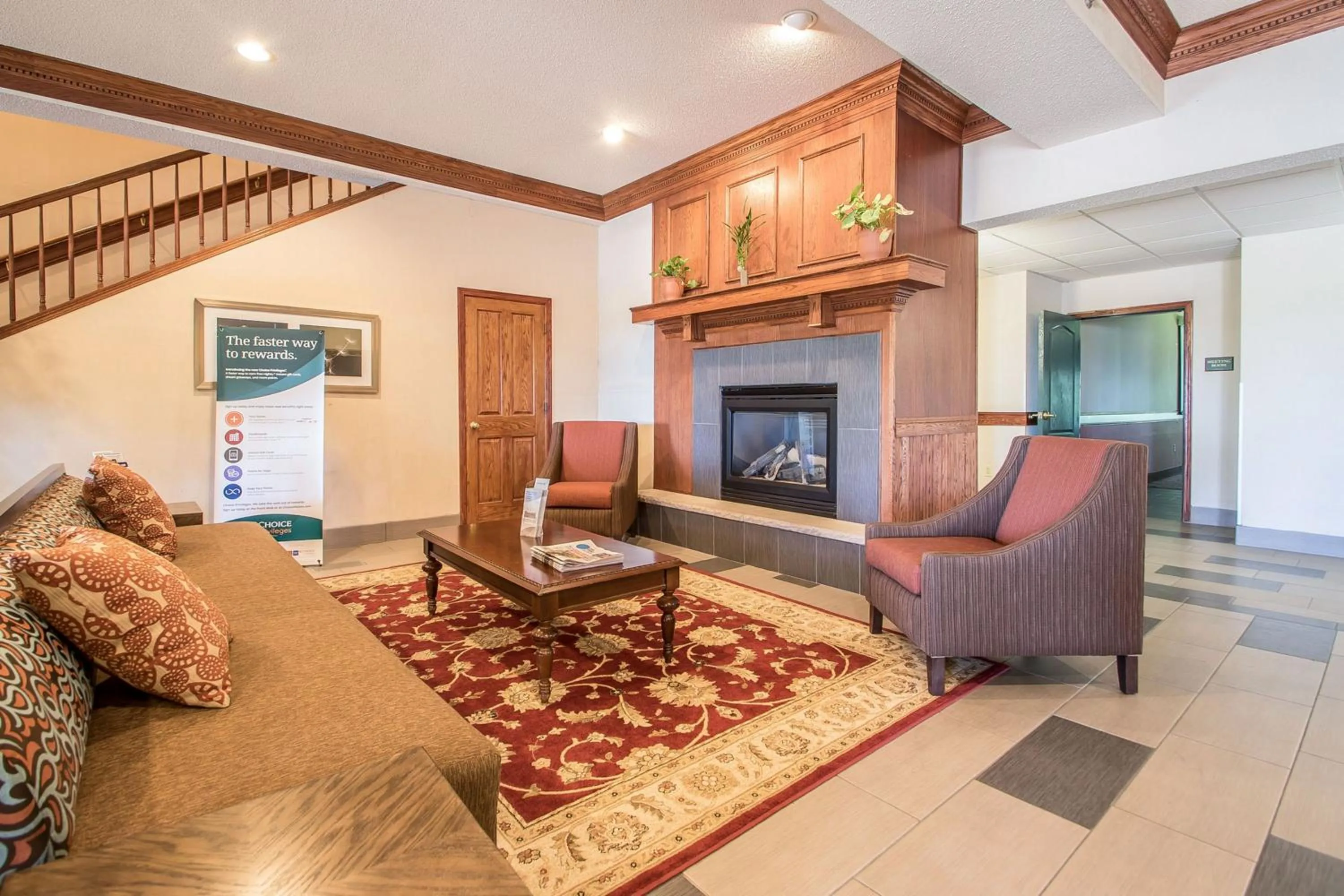 Lobby or reception in Quality Inn & Suites East Troy I-43