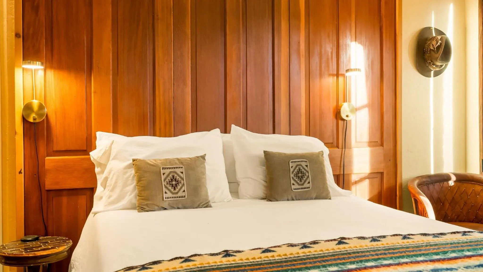 Bed in Tubac Country Inn