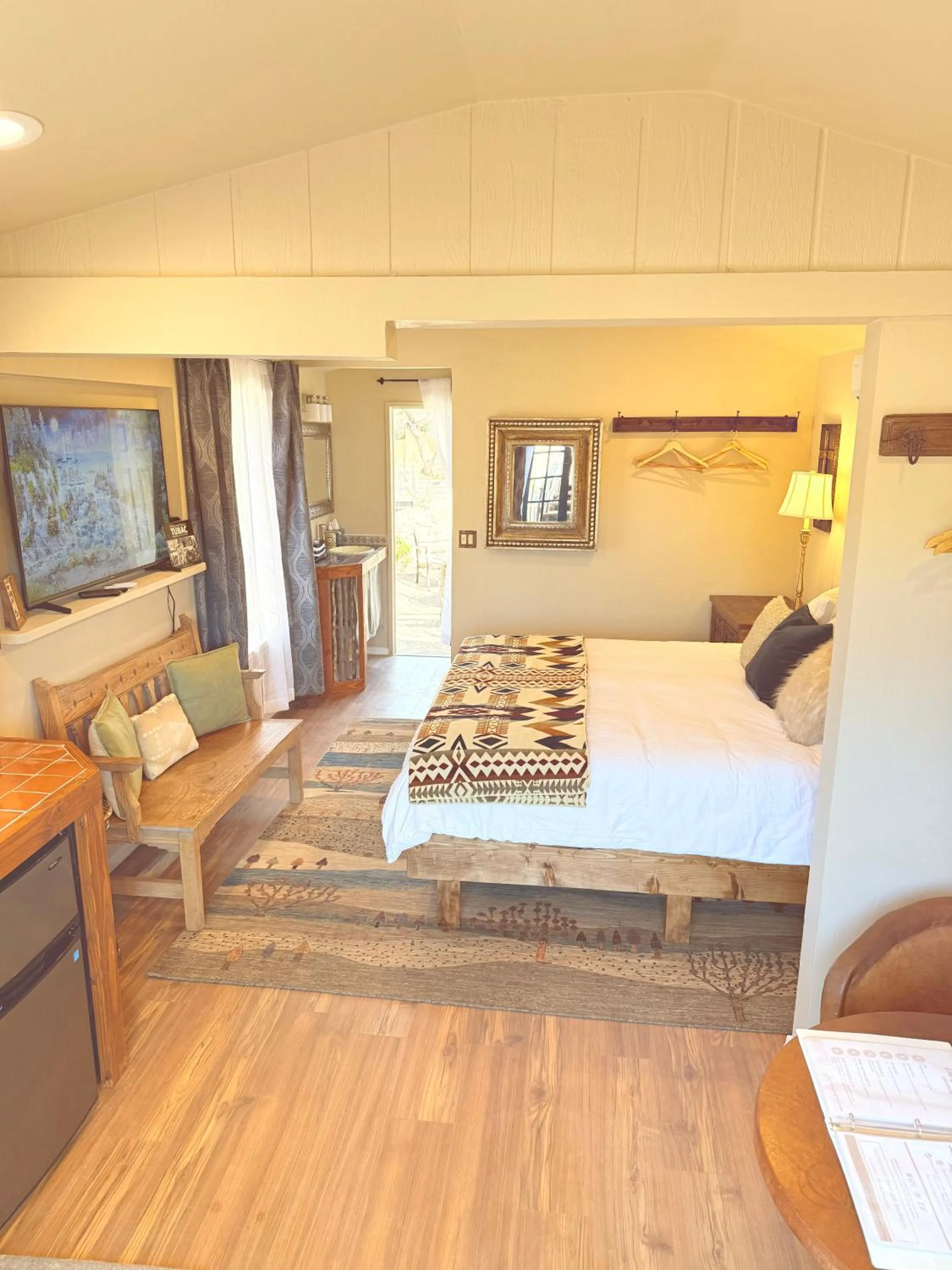 Bed in Tubac Country Inn