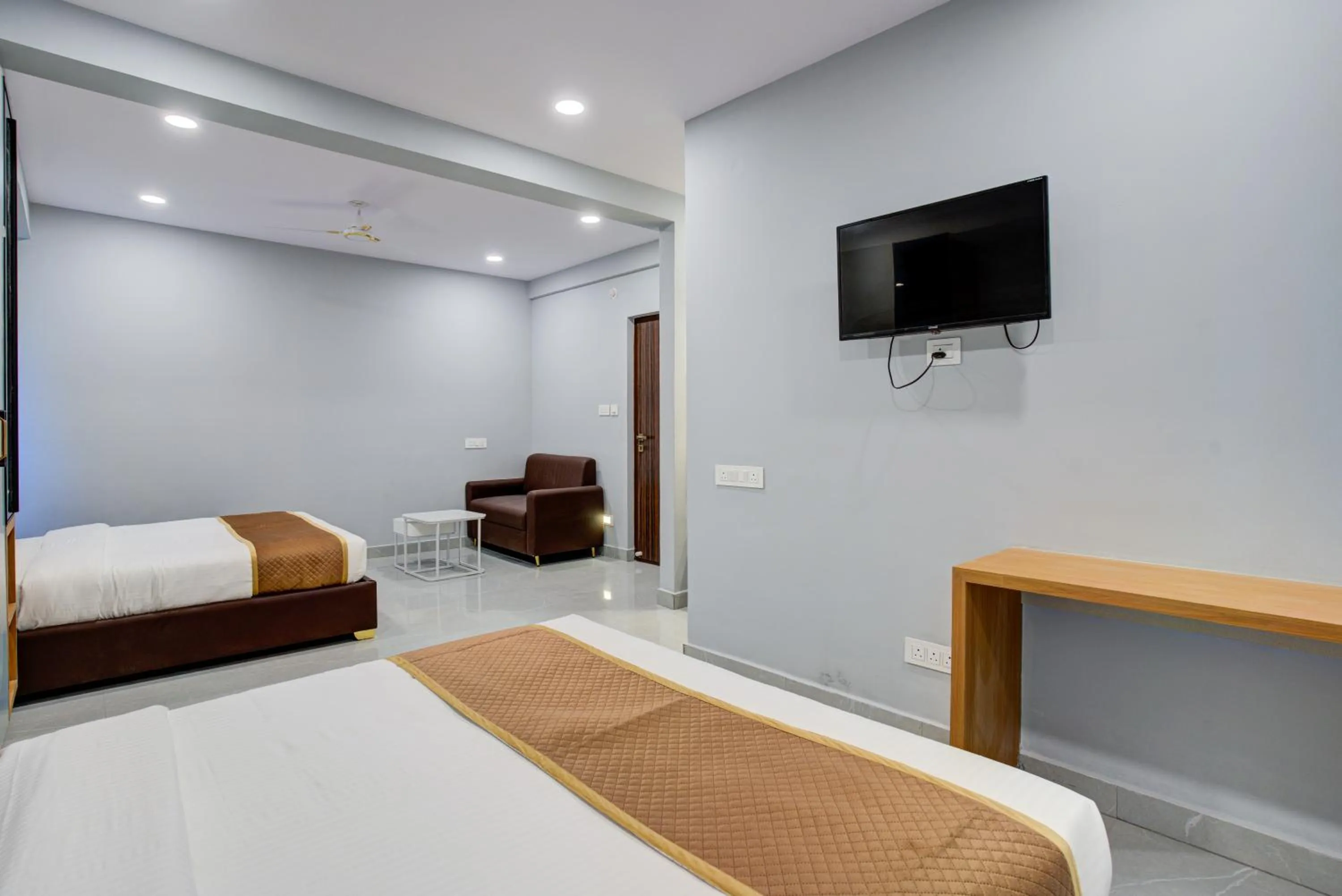 Photo of the whole room, Bed in Hotel Well Suites Near Electronic City 400 Mtr