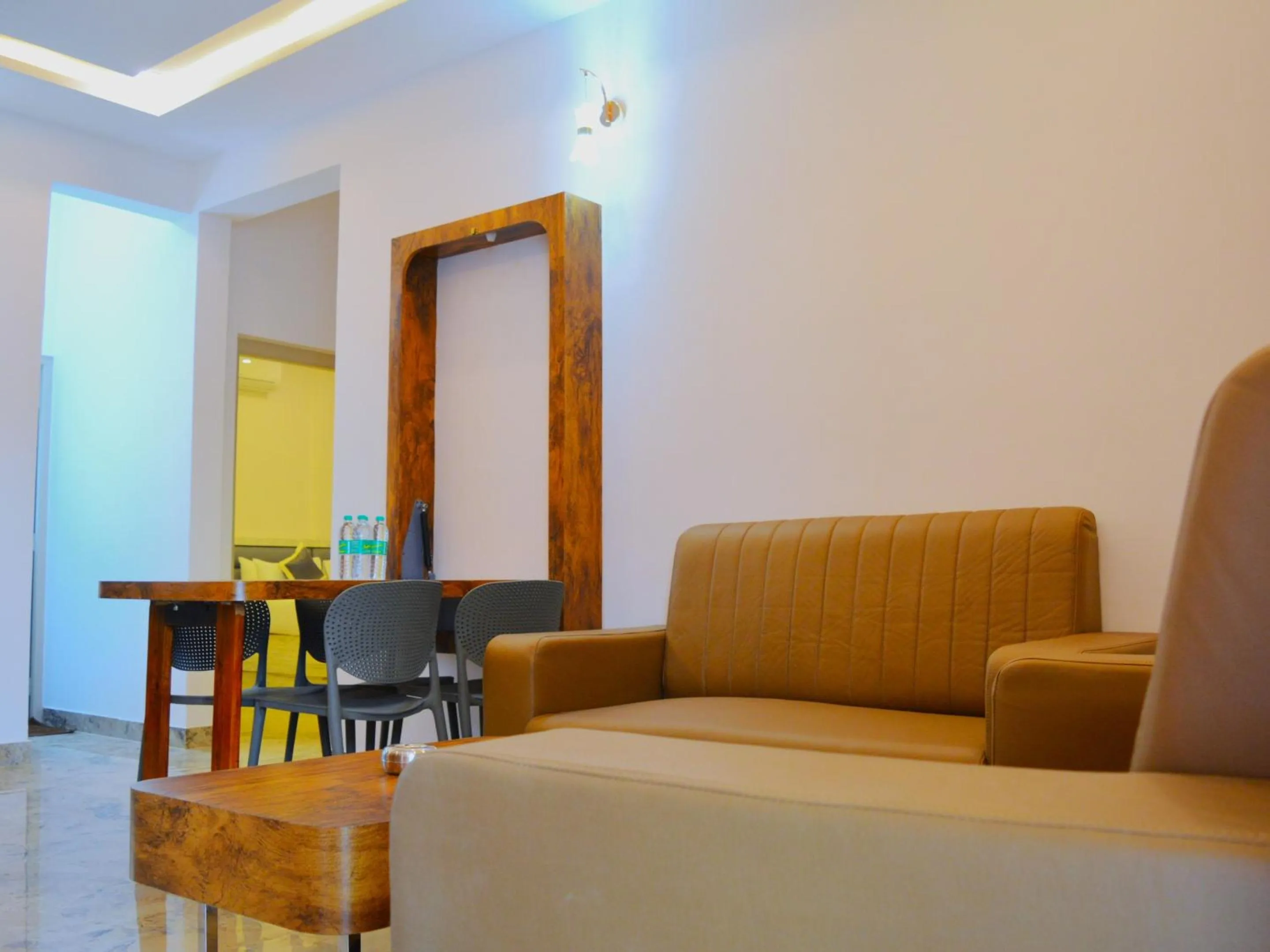 Seating area in City Service Apartment