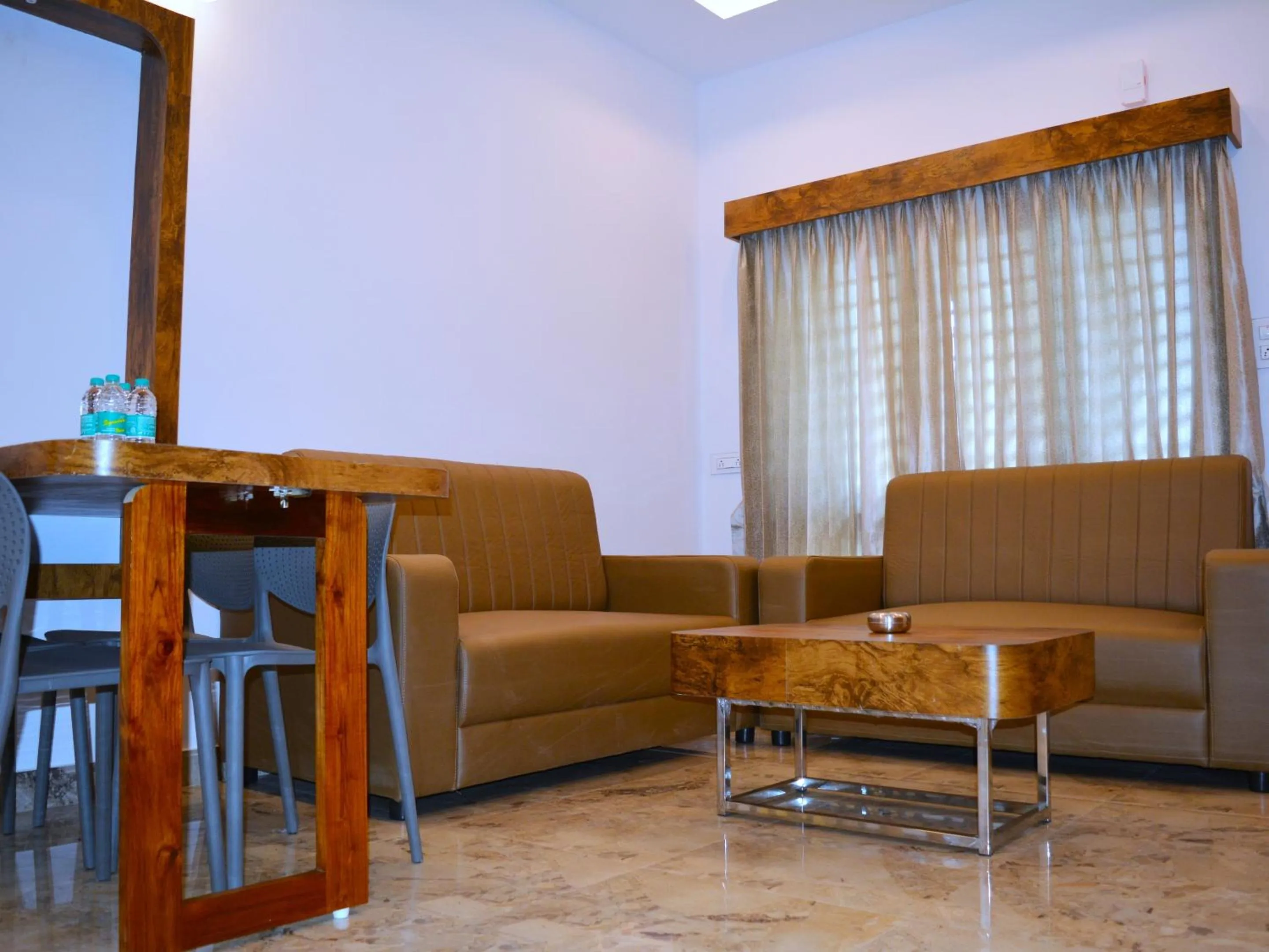 Seating area in City Service Apartment