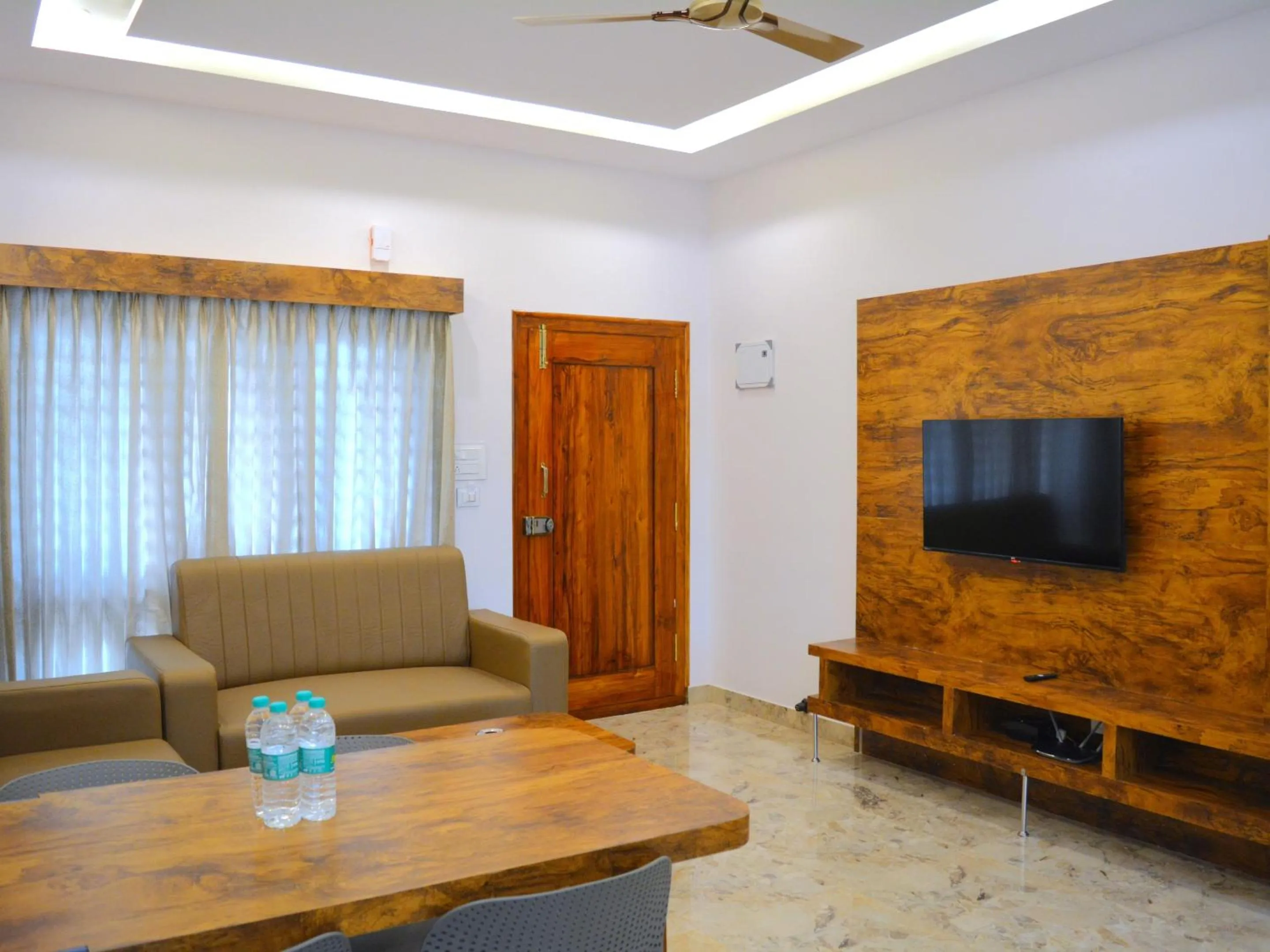 Seating area in City Service Apartment